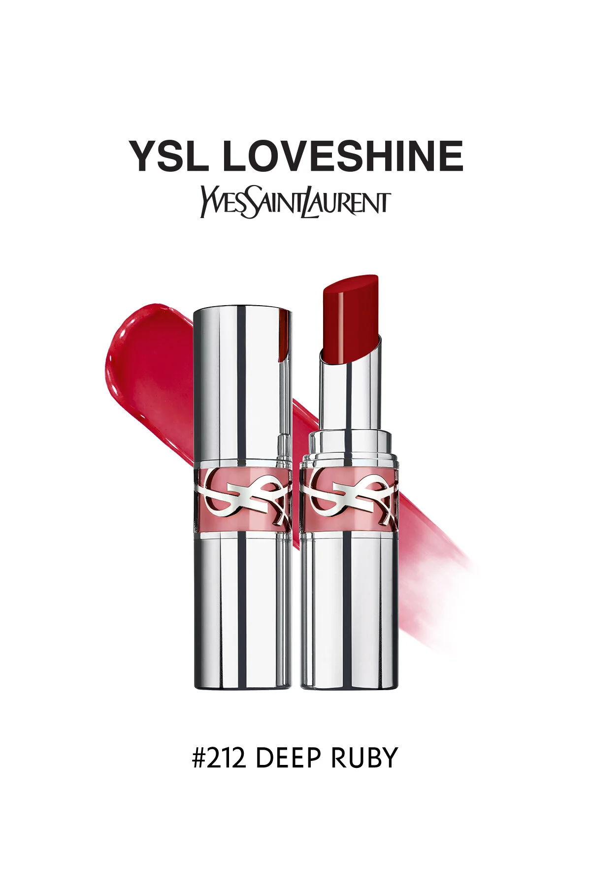 رژ لب LOVESHINE BRIGHTNESS MAINTENANCE RUJ LIPSTICK 212 DEEP RUBY 3614274132809 ایو سن لوران Yves Saint Laurent