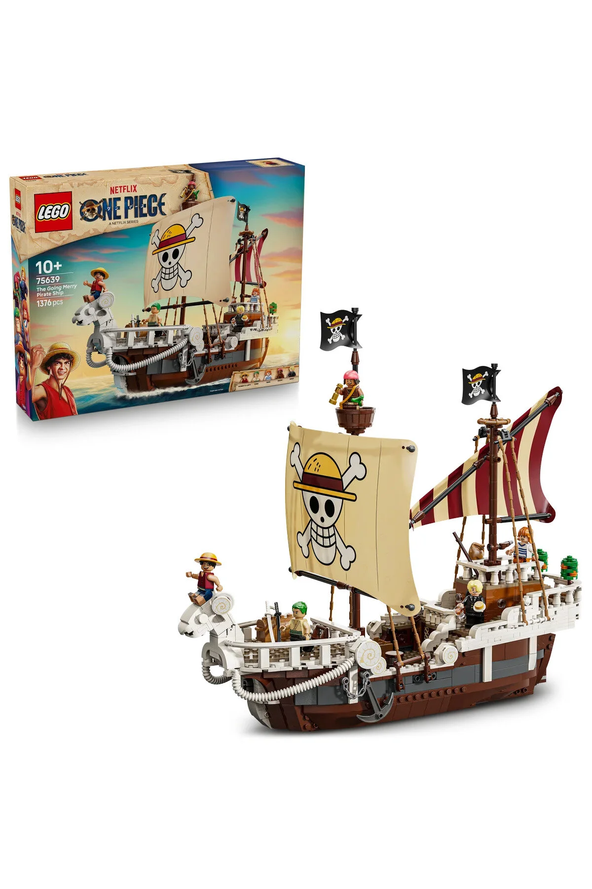 لگو و اسباب بازی های ساخت محور ® ONE PIECE GOING MERRY PIRATE SHIP 75639 مجموعه ساختمانی خلاقانه برای کودکان 10 سال به بالا 1376 از ترکیه LEGO