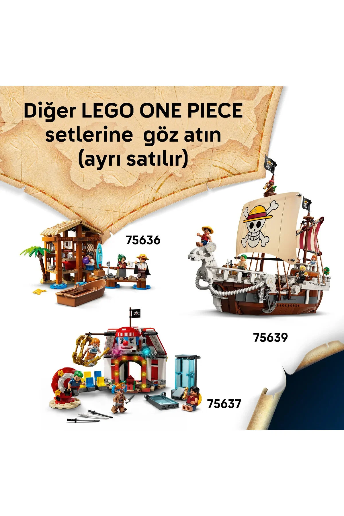 لگو و اسباب بازی های ساخت محور ® ONE PIECE BATTLE OF ARLONG PARK 75638 مجموعه ساختمانی خلاقانه برای کودکان 9 سال به بالا 926 P از ترکیه LEGO