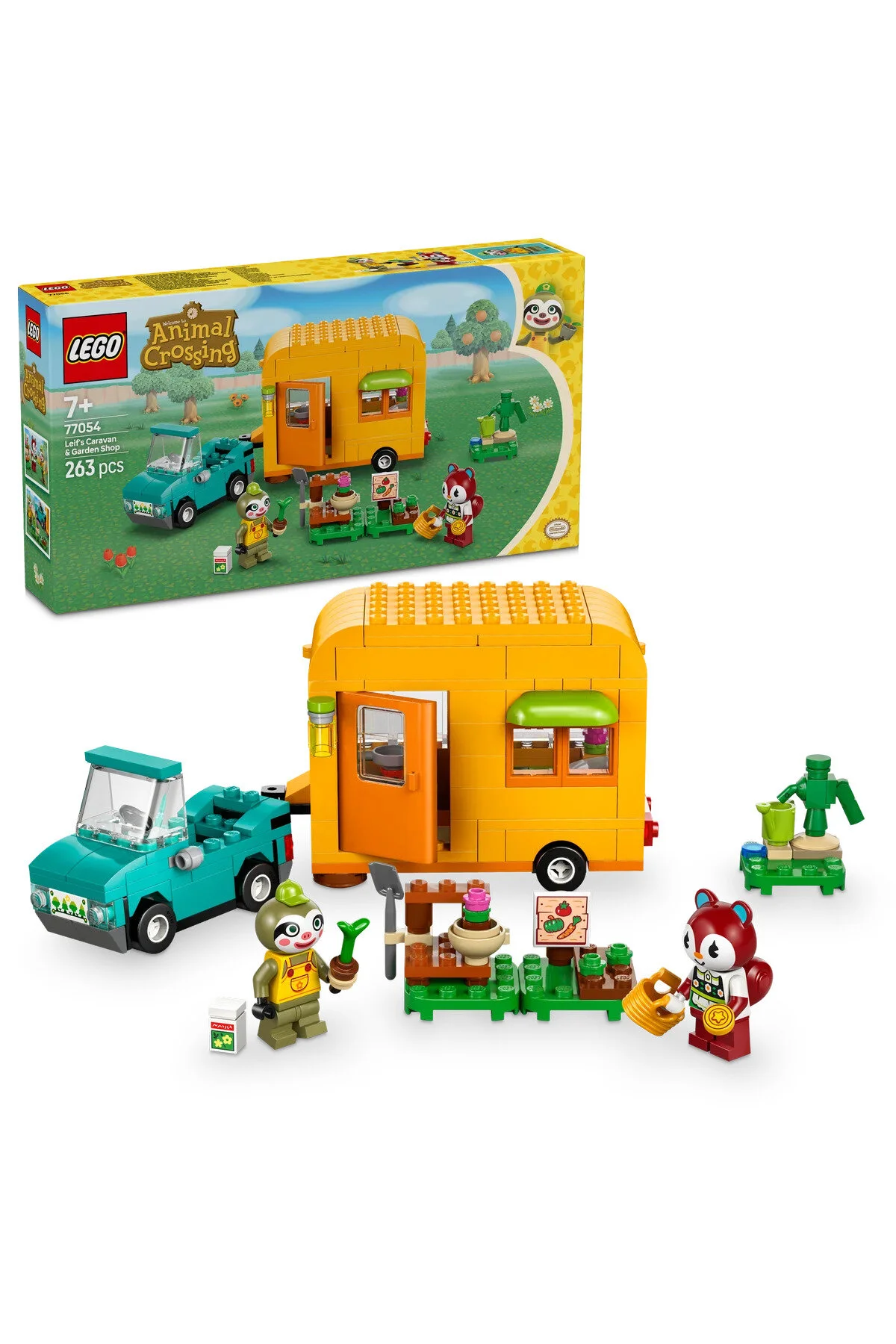 لگو عبور حیوانات LEIF KARAVAN GARDEN SHOP 77054 اورجینال LEGO
