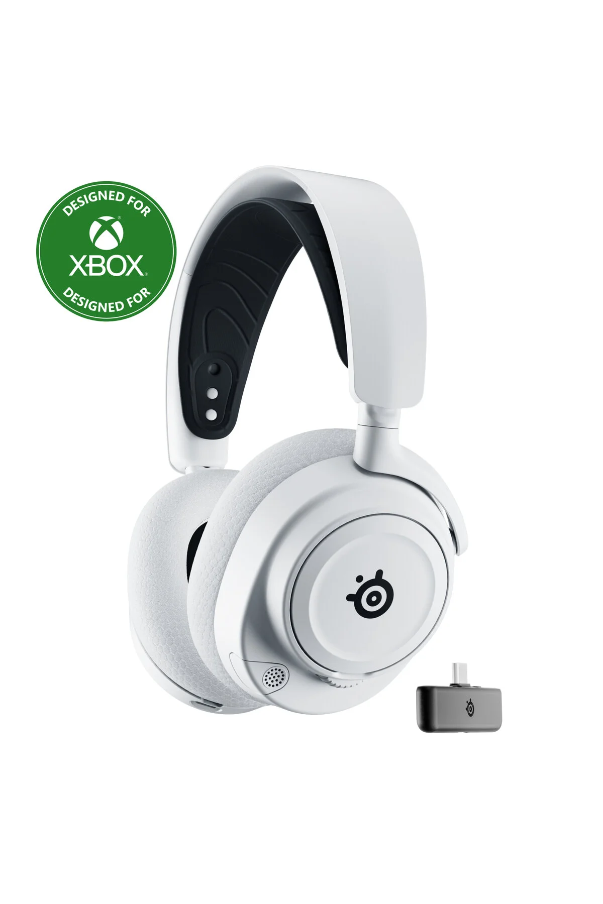 هدست مخصوص بازی ARCTIS NOVA 7X WHITE WIRELESS GAMING با میکروفون پخش کننده SteelSeries