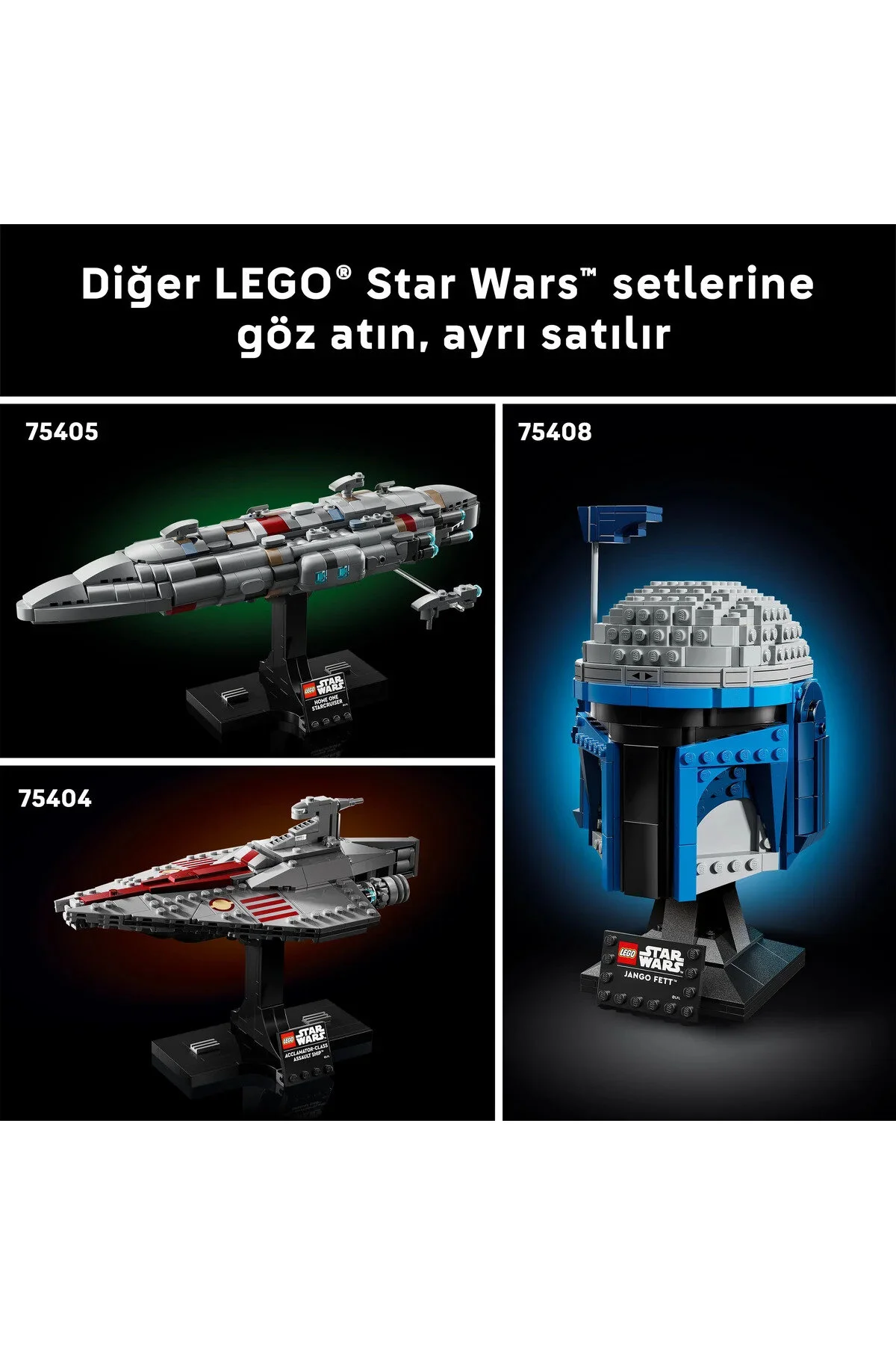 لگو و اسباب بازی های ساخت محور ® STAR WARS™ BUILDABLE WARS LOGO 75407 مجموعه ساختمانی مدل بزرگسال 700P از ترکیه LEGO
