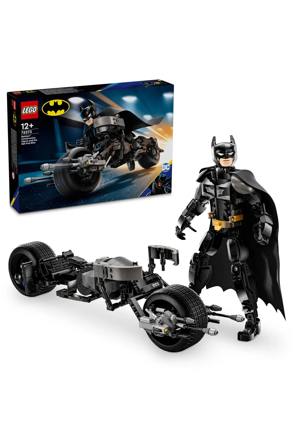 لگو شکل تولید DC BATMAN موتور سیکلت BAT POD 76273 اورجینال LEGO