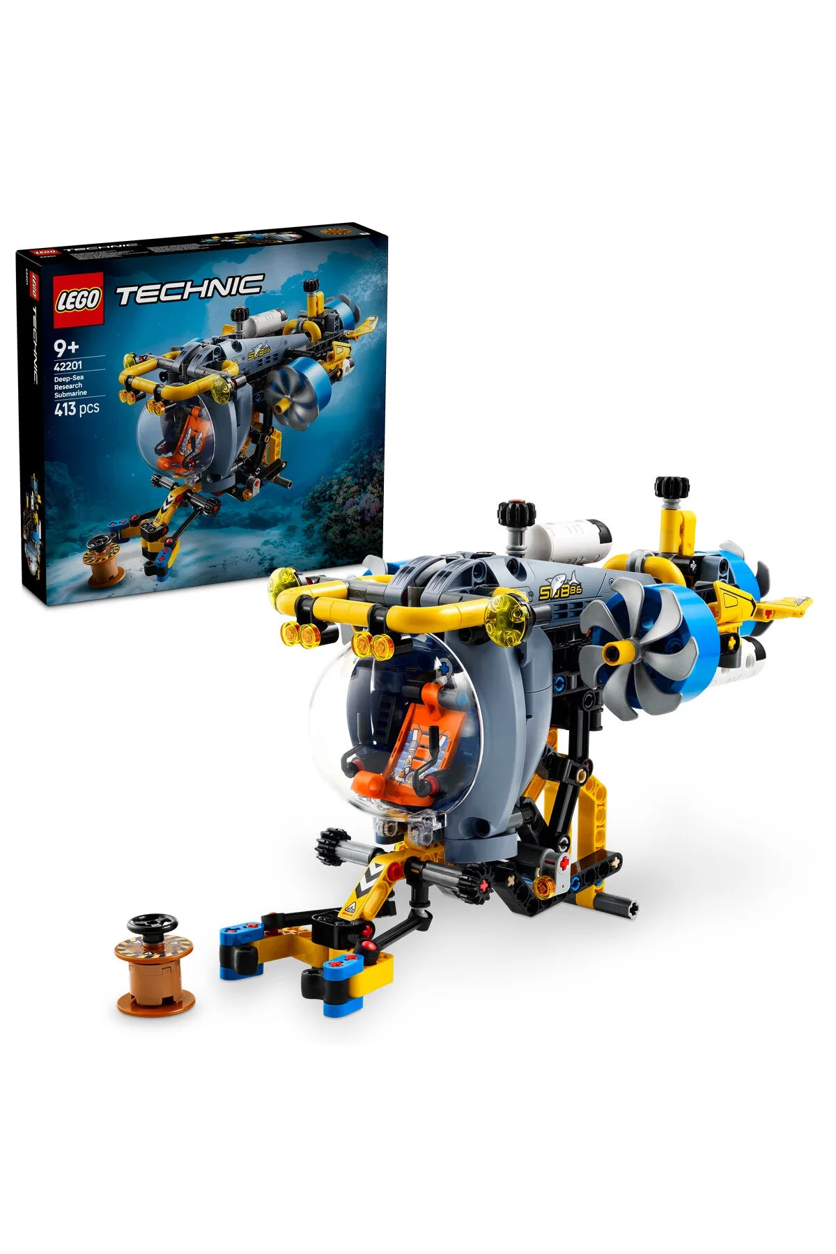 لگو و اسباب بازی های ساخت محور ® TECHNIC DEEP SEA RESEARCH SUBMARINE 42201 TOY BUILDING SET FOR KIDS 9+ 413P از ترکیه LEGO