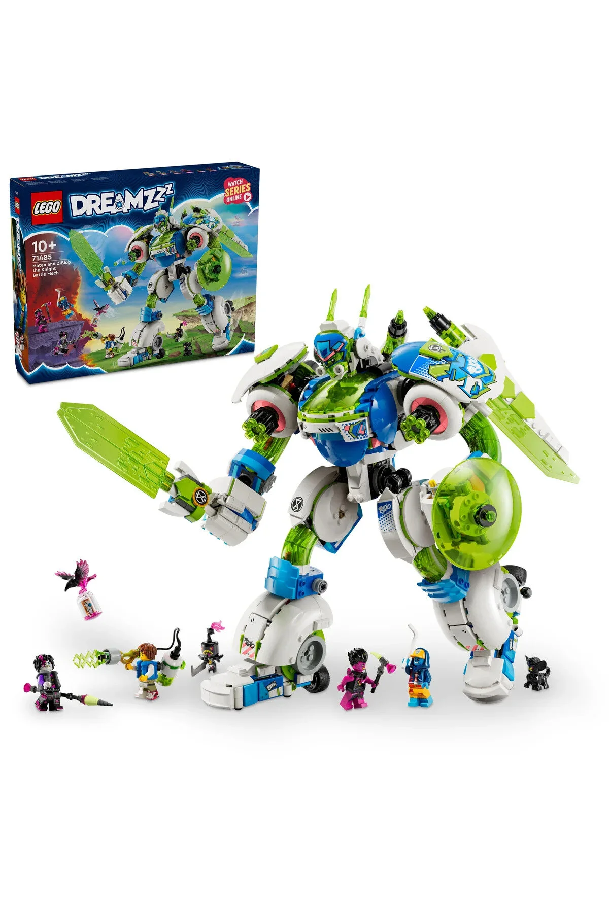 لگو ® DREAMZZZ ™ MATEO AND KNIGHT Z BLOB WAR ROBOT 71485 10+ مجموعه 1333 PR اورجینال LEGO