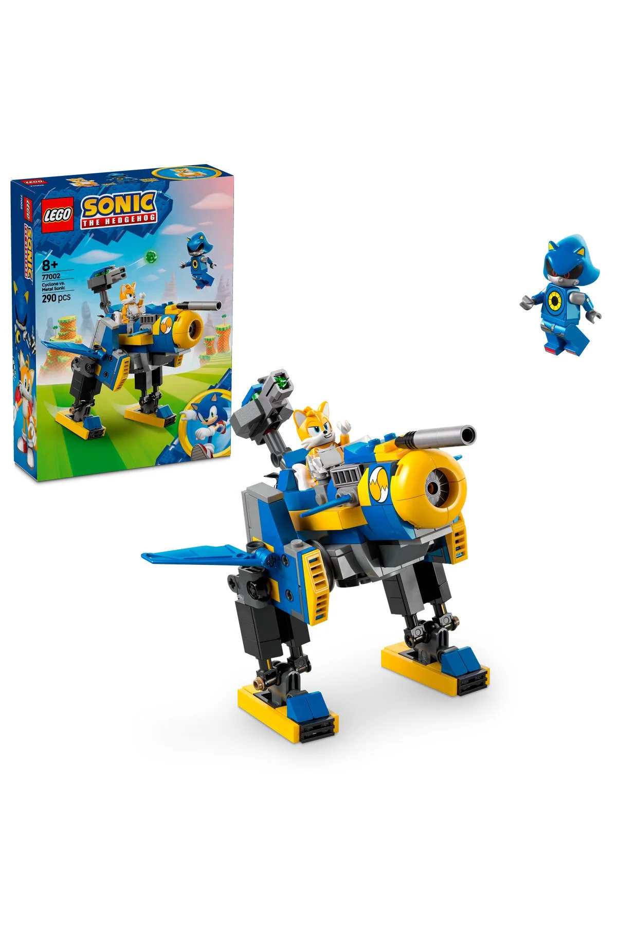 لگو و اسباب بازی های ساخت محور ® SONIC THE HEDGEHOG™ CYCLONE VS. METAL 77002 ست ساختمان برای کودکان 8+ 290P از ترکیه LEGO