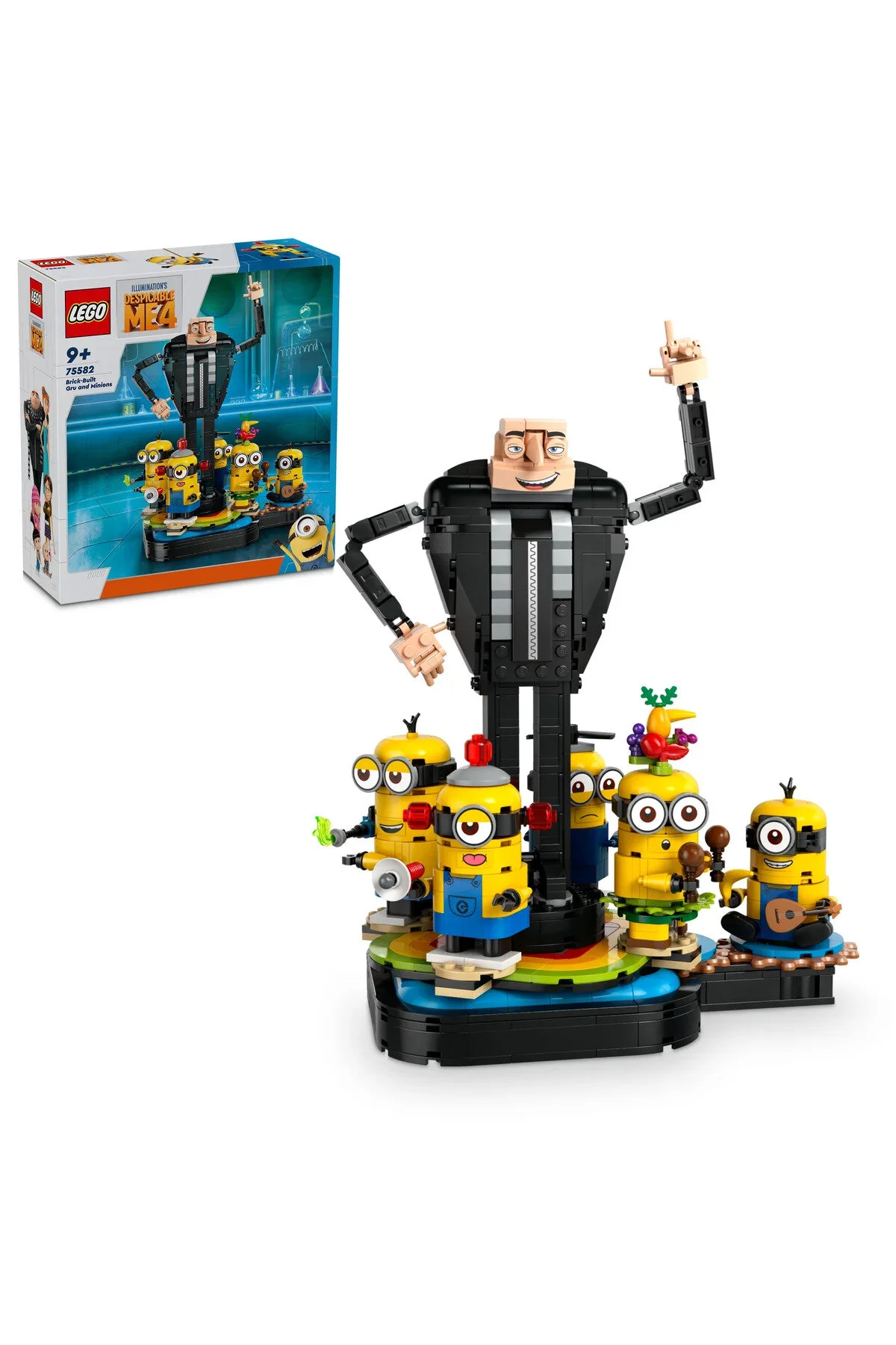 لگو و اسباب بازی های ساخت محور ® GRU AND MINIONS FROM DESPICABLE ME 4 BRICKS 75582 9+ TOY BUILDING SET 839PR از ترکیه LEGO