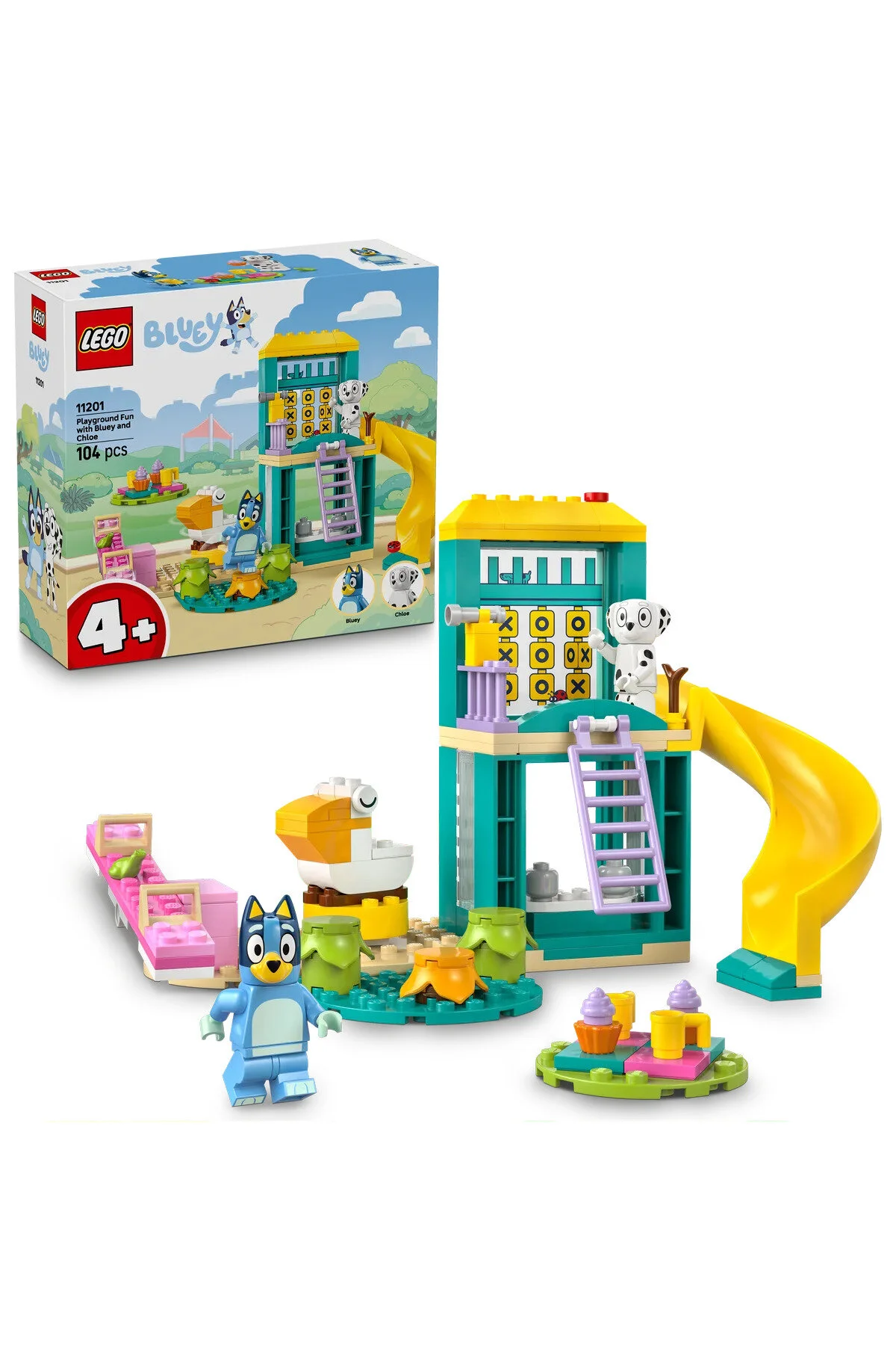 لگو و اسباب بازی های ساخت محور ® BLUEY: PLAYGROUND FUN WITH BLUEY AND CHLOE 11201 TOY CONSTRUCTION SET FOR CHILDREN 4+ 104P از ترکیه LEGO