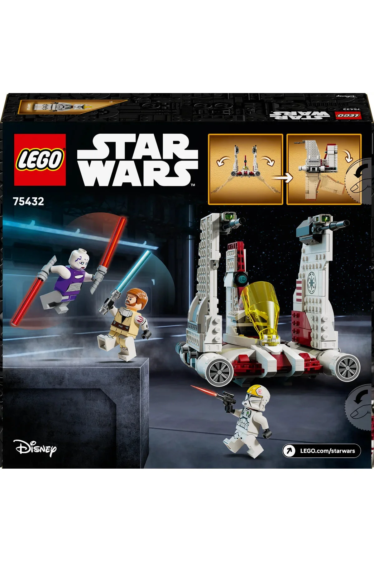 اسباب بازی و ساخت و ساز مدل V-19 Torrent Starfighter از سری جنگ ستارگان مناسب برای کودکان بالای 9 سال لگو Lego