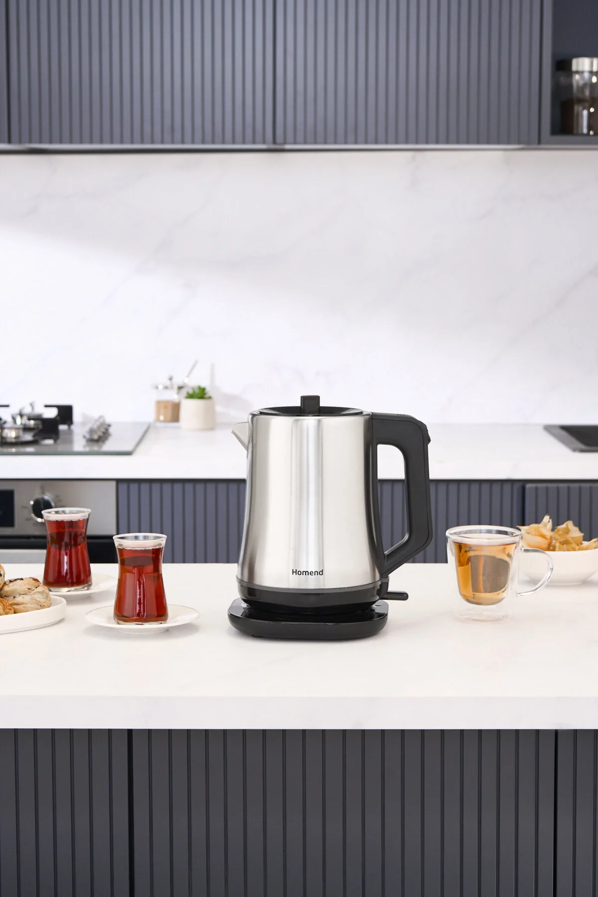 چای ساز دستگاه INOX ELEGANT 1777H ROYALTEA HOMEND