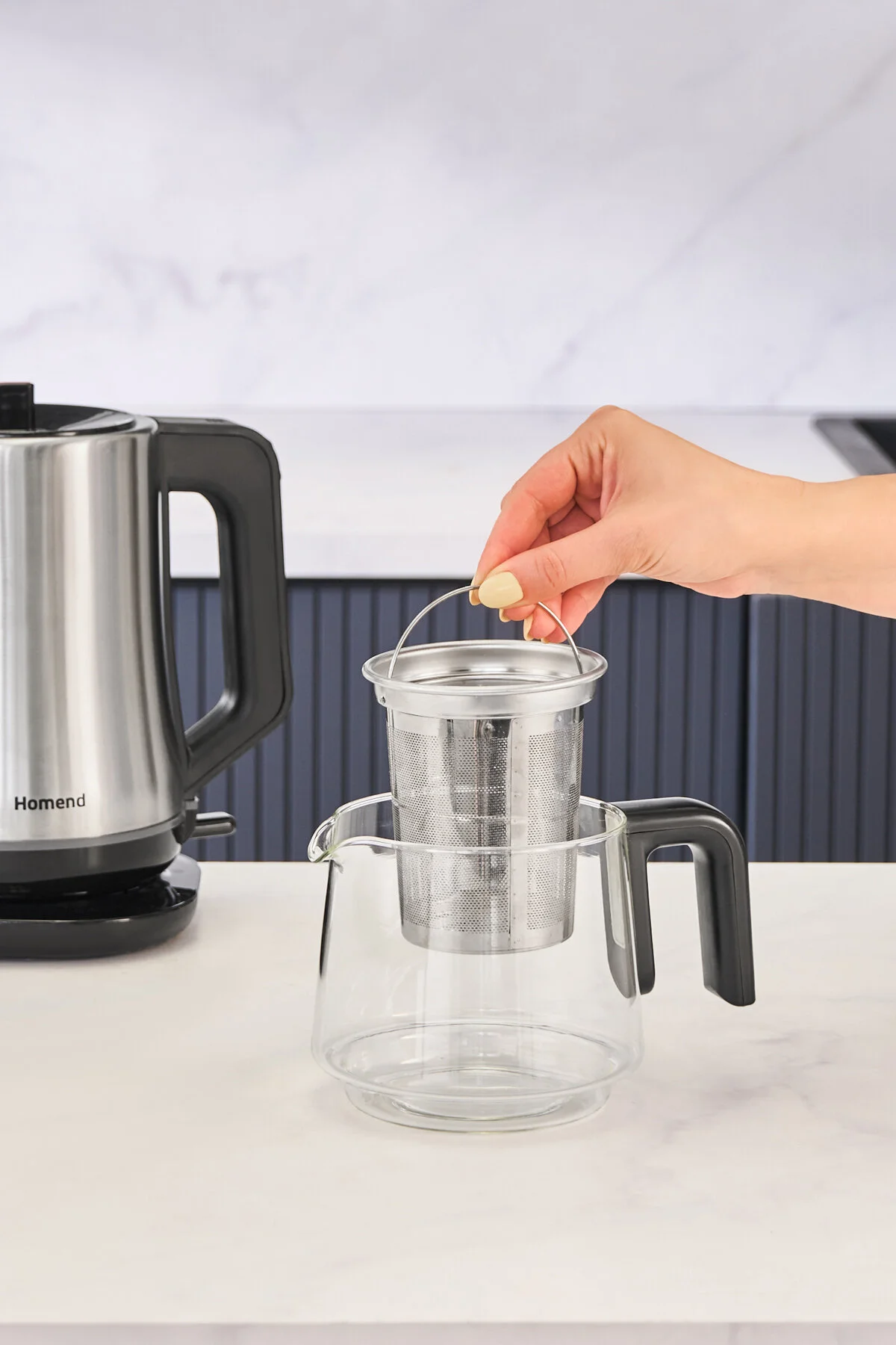 چای ساز دستگاه INOX ELEGANT 1777H ROYALTEA HOMEND