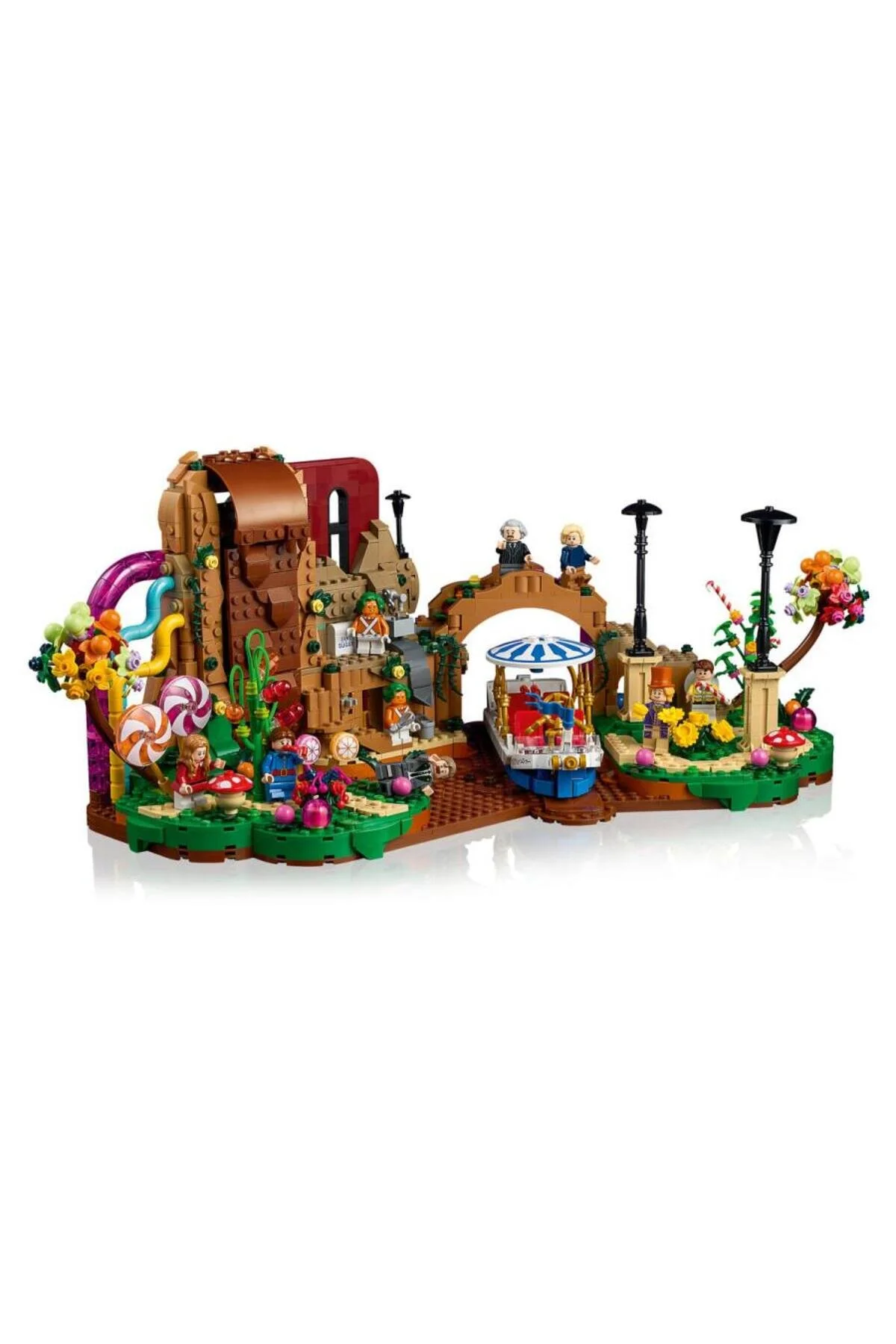 لگو و اسباب بازی های ساخت محور 21360 ایده ویلی ونکا کارخانه شکلات سازی از ترکیه LEGO