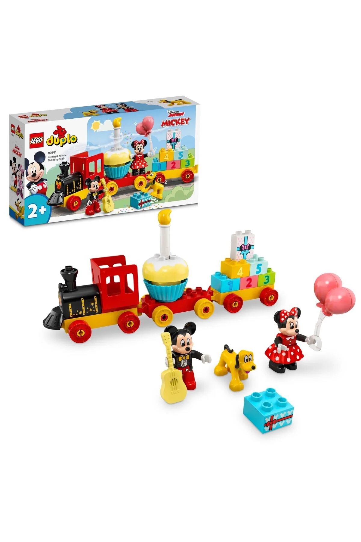 لگو و اسباب بازی های ساخت محور ® DUPLO® DISNEY MICKEY AND MINNIE BIRTHDAY TRAIN 10941 1.5+ ست ساختمان آموزشی برای کودکان 22P از ترکیه LEGO
