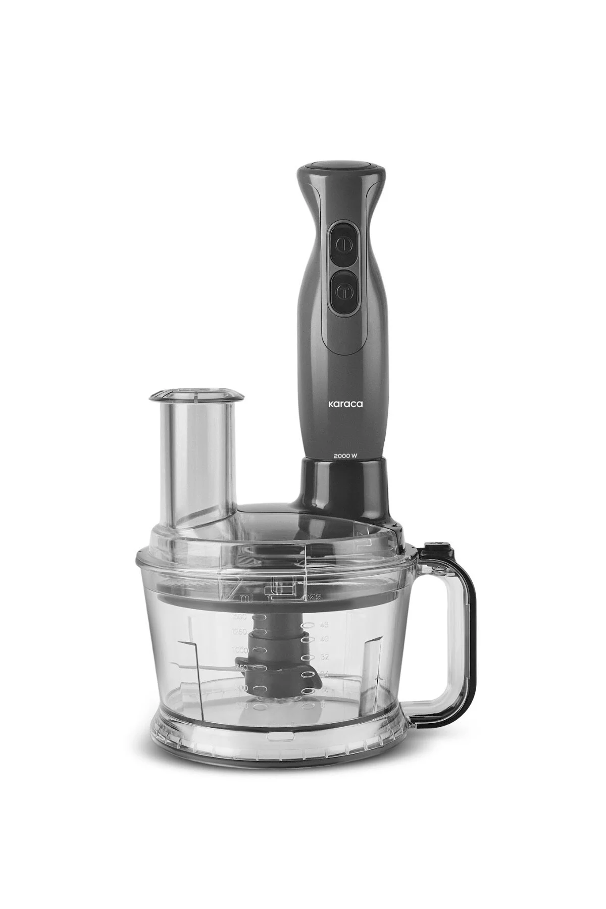 ست مخلوط کن غذاساز چند منظوره PRO MULTIMAX 6 IN 1 BLENDER SET SPACE GREY 2000 W اورجینال Karaca