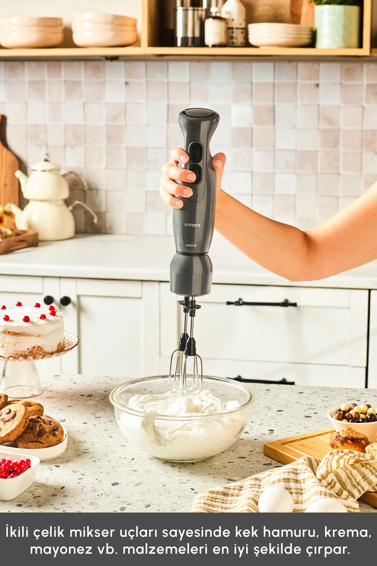 ست مخلوط کن غذاساز چند منظوره PRO MULTIMAX 6 IN 1 BLENDER SET SPACE GREY 2000 W اورجینال Karaca