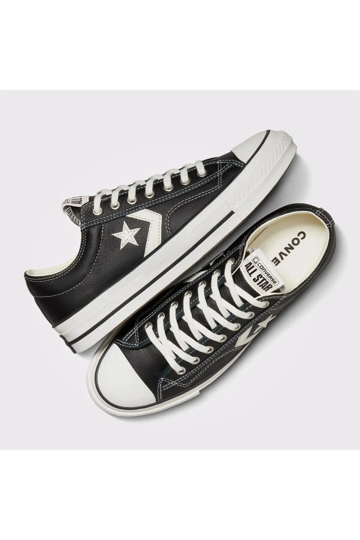 کفش های کژوال ورزشی و غیررسمی زنانه مشکی STAR PLAYER 76 FALL چرمی VINT کانورس Converse