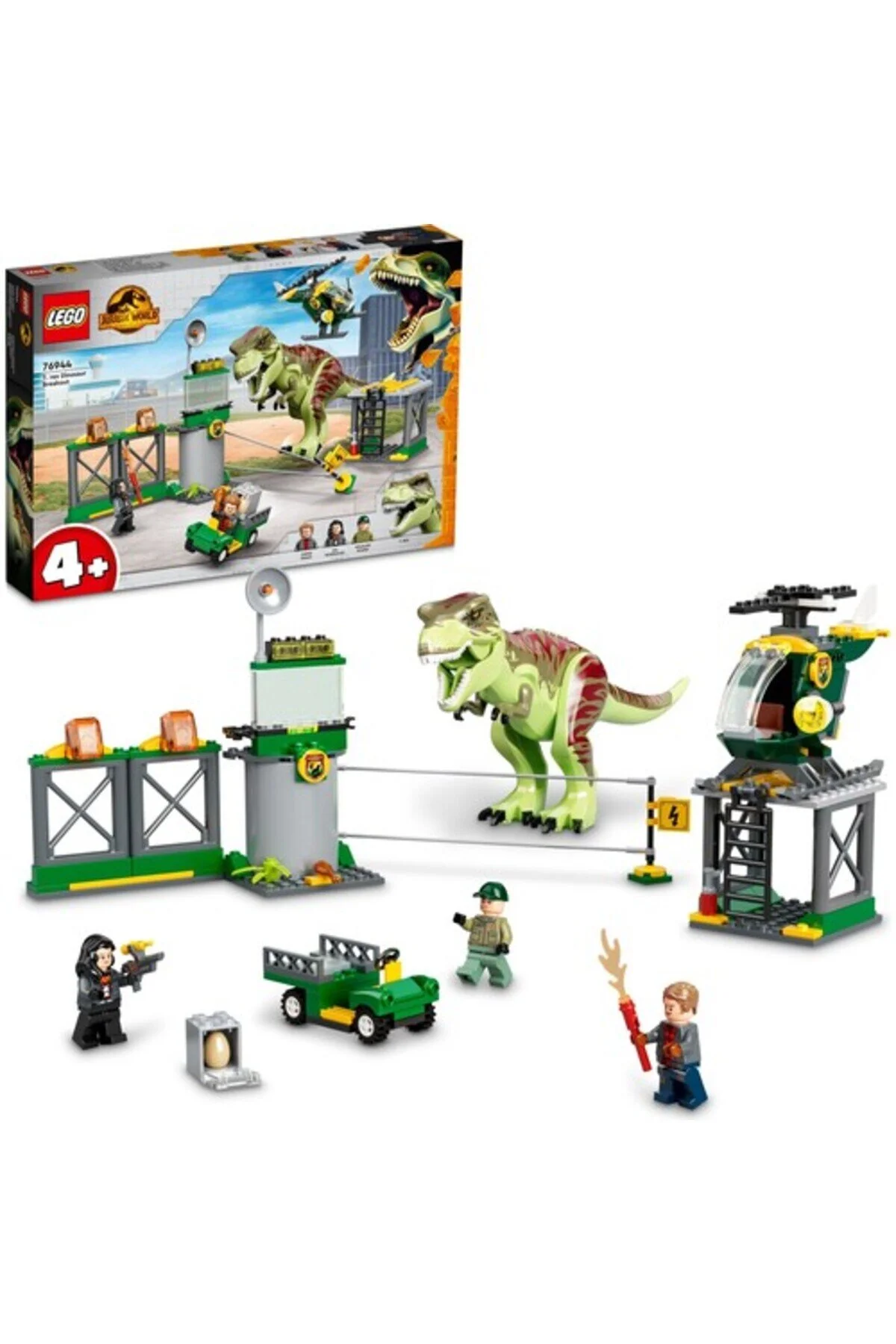 لگو دنیای ژوراسیک: فرار دایناسور تی.رکس Jurassic World: T. rex Dinosaur Escape LEGO