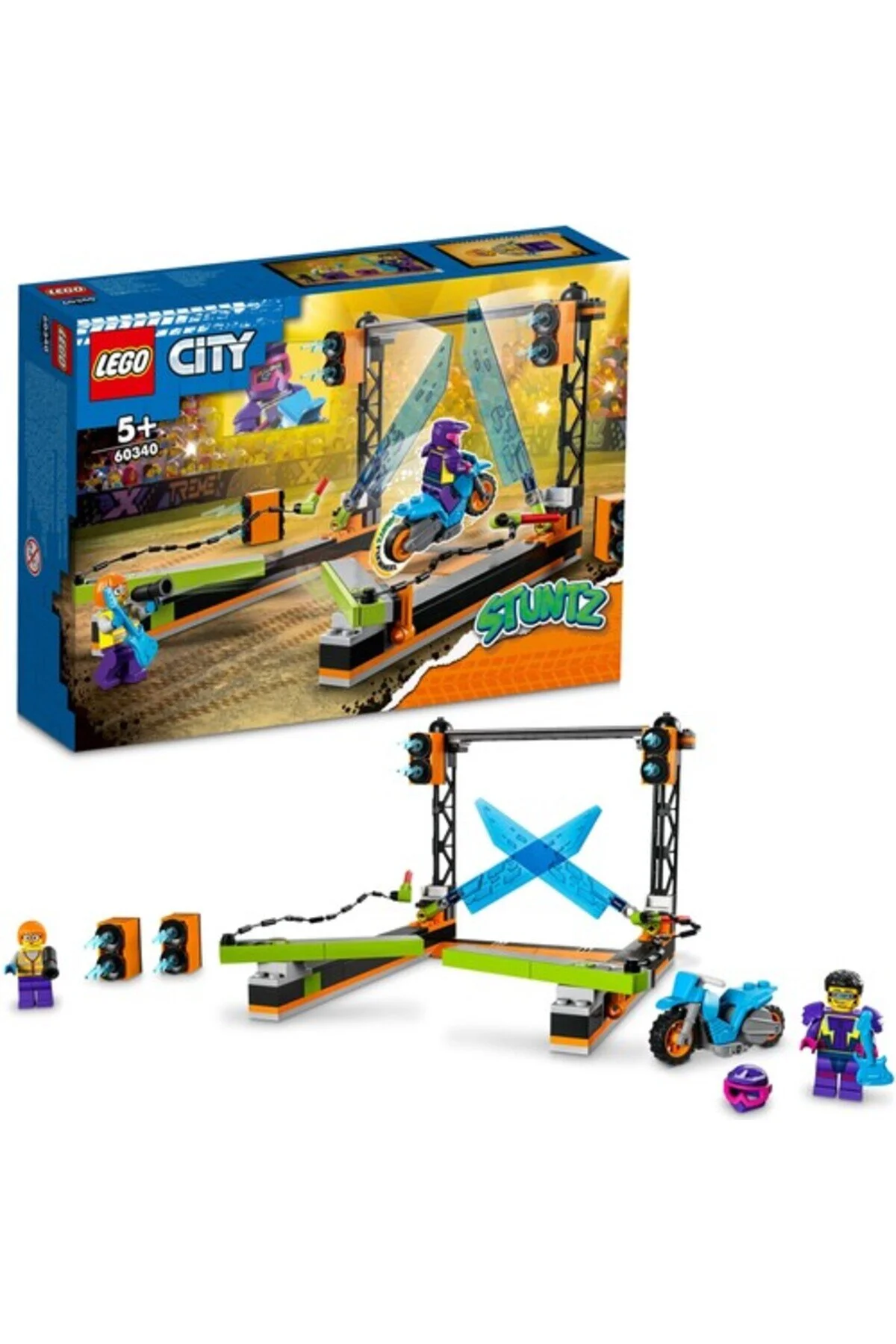 لگو و اسباب بازی های ساخت محور ® مسابقه نمایش شمشیر شهری 60340 مجموعه 154 قطعه از ترکیه LEGO