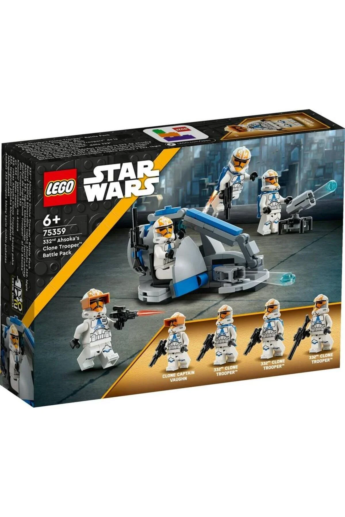 لگو و اسباب بازی های ساخت محور STAR WARS 75359 332ND AHSOKA'S CLONE TROOPER BATTLE PACK از ترکیه LEGO
