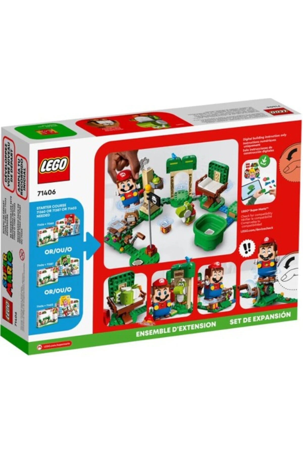 لگو و اسباب بازی های ساخت محور SUPER MARIO 71406 YOSHI'S GIFT HOUSE از ترکیه LEGO