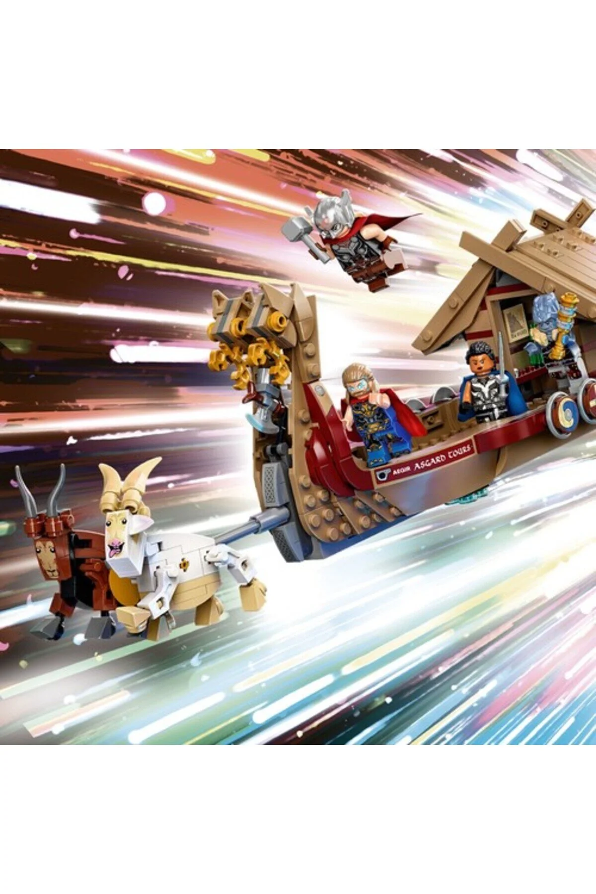 لگو و اسباب بازی های ساخت محور BOAT GOAT 76208 5 مجموعه جمع آوری شده برای 8 سال بالاتر 564 قطعه LEGO