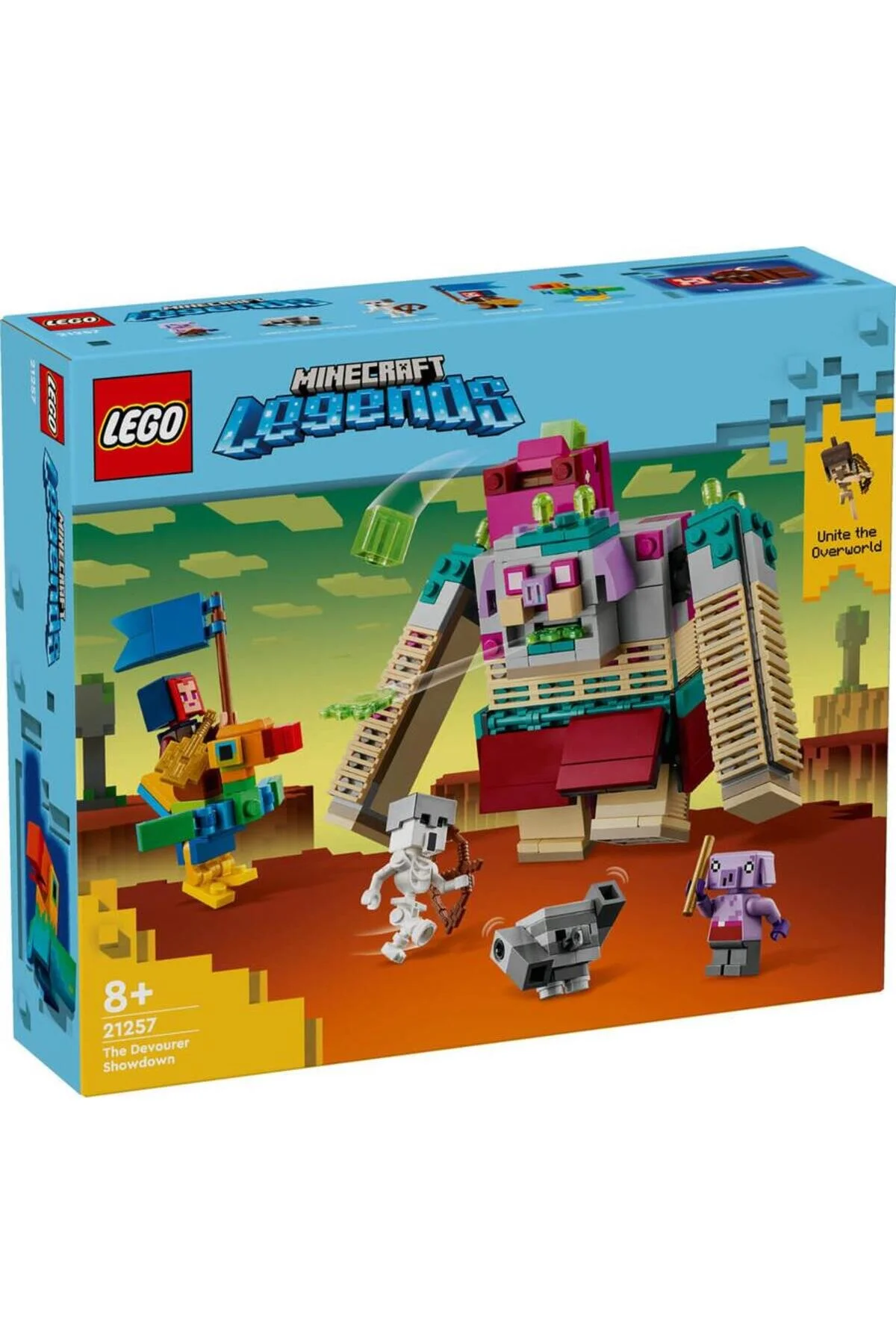 لگو و اسباب بازی های ساخت محور ® MINECRAFT LEGENDS® EATER ENCOUNTER 21257 مجموعه ساختمانی برای سنین 8 سال به بالا 420 قطعه LEGO
