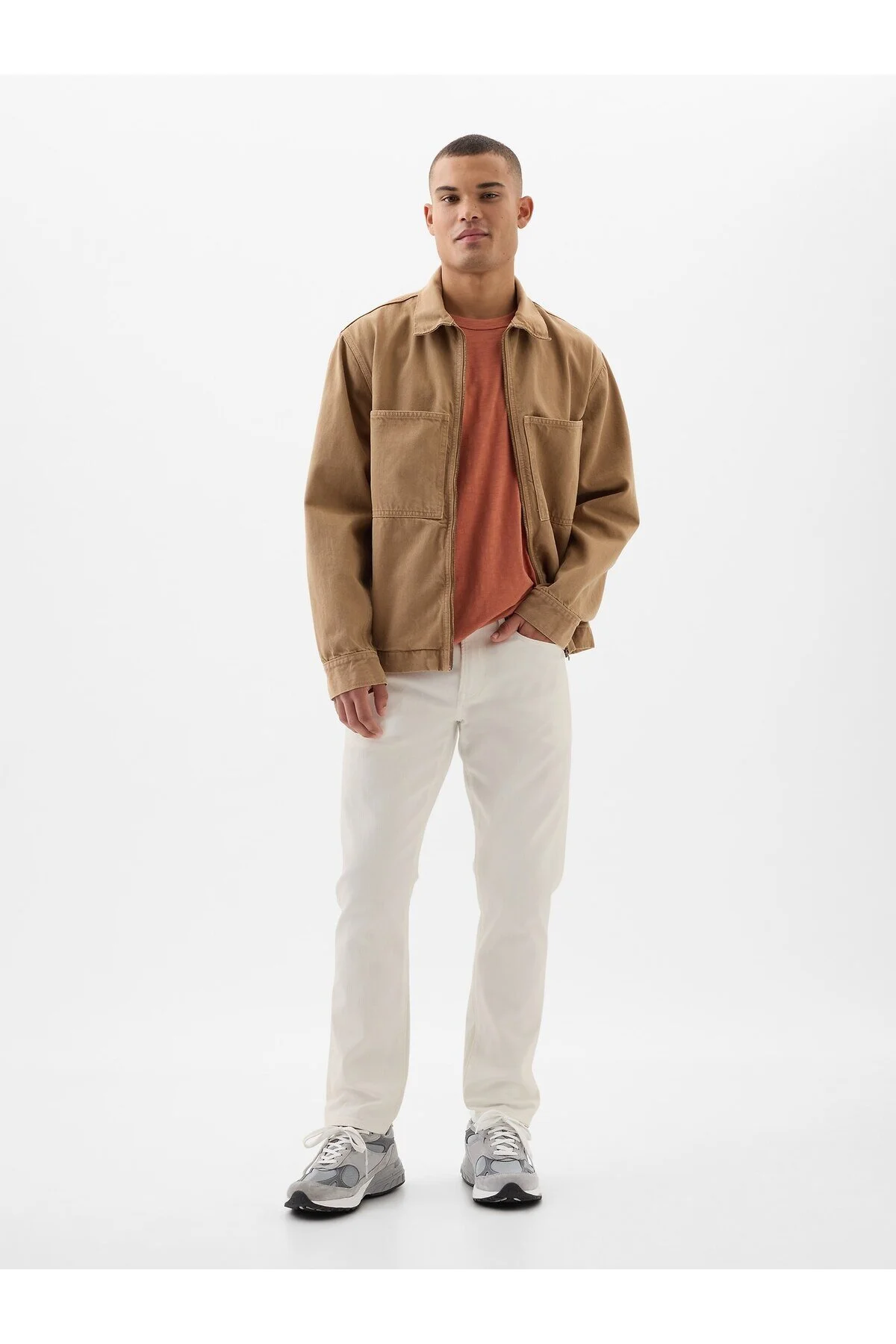 شلوار جین WHITE BROKEN WASHWELL ™ SLIM SOFT JEAN GAP