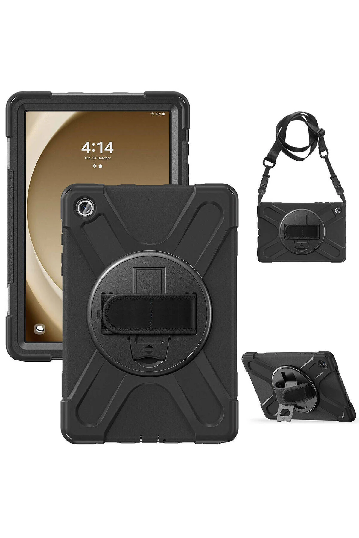 کاور تبلت GALAXY TAB A9 PLUS DEFENDER SILICONE مشکی ECRUZ