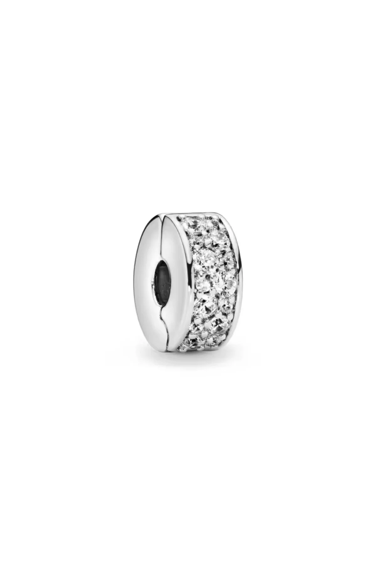 چارم گیره استپر سنگی درخشان نقره عیار 925 Es Silver