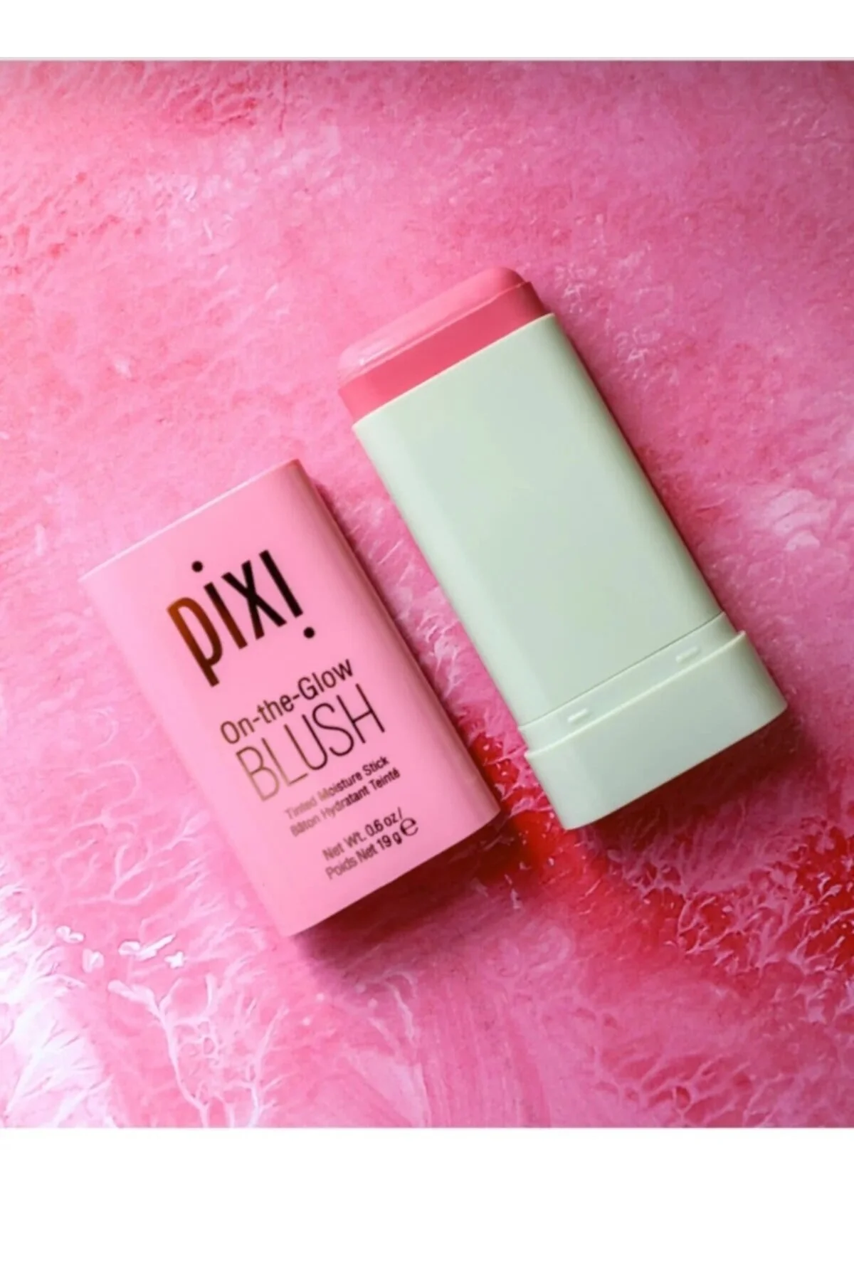 رژگونه استیکی پیکسی آن د گلو - оттенок Fleur (صورتی ملایم درخشان)   pixi on-the-glow-blush allık colorfleur
