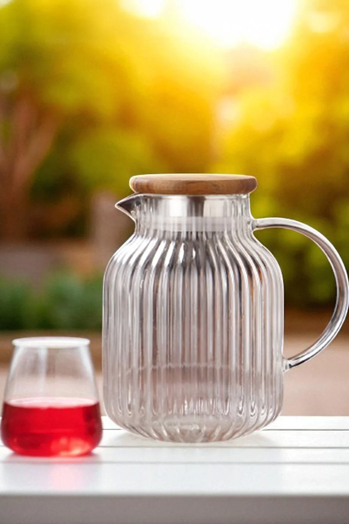 پارچ و تنگ کوزه شیشه ای BOROSILICATE 1600 میلی لیتر Home