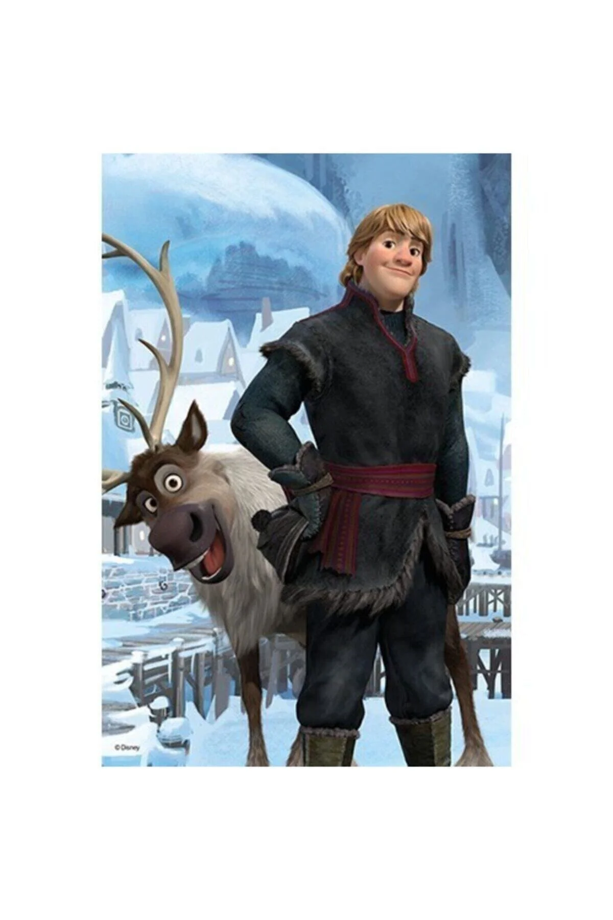 پازل مینی 54 تکه اسباب بازی پسرانه ROZEN SNOW PRINCESS KRISTOFF GIRL CHILD از ترکیه NEWBRENDHOME