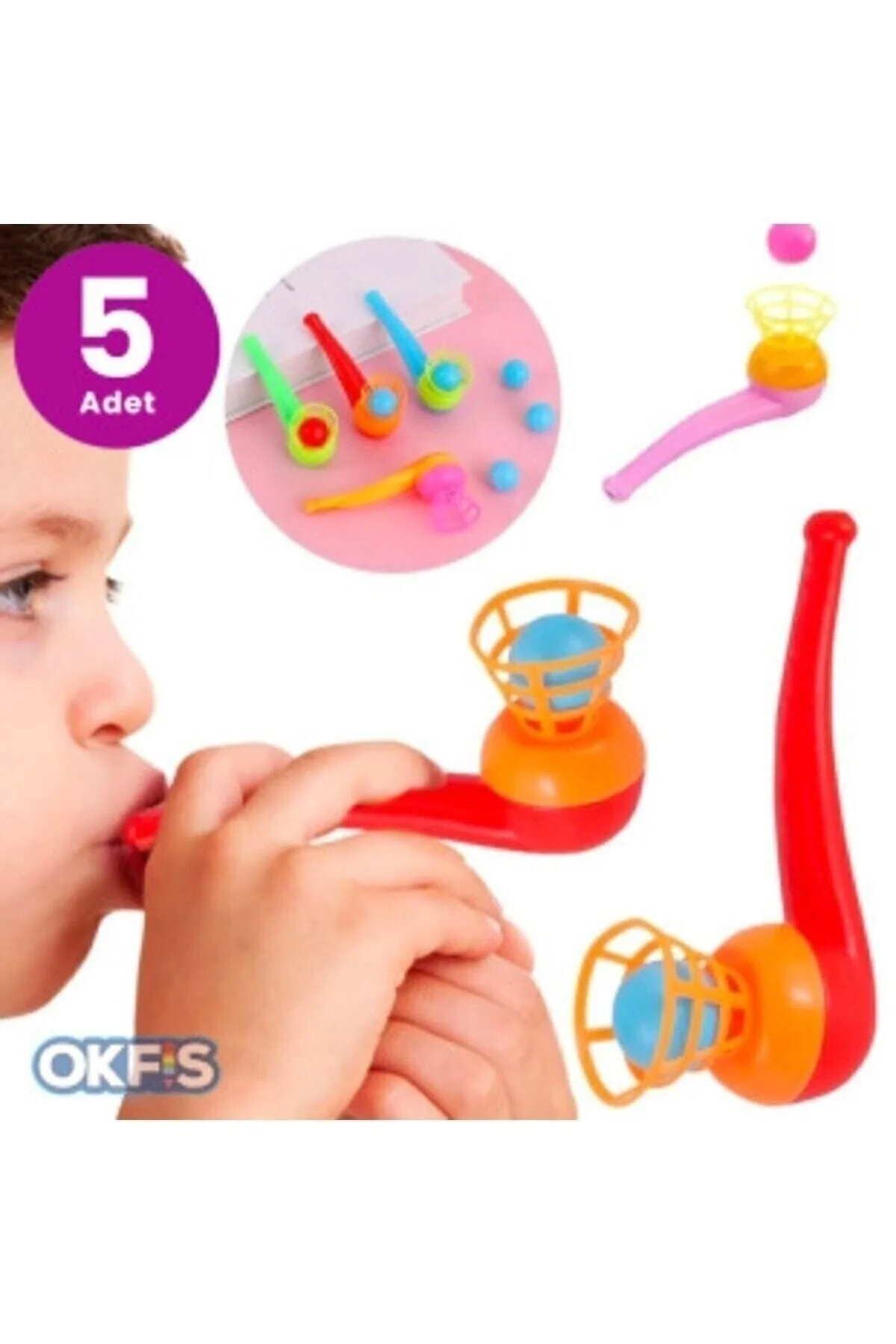 اسباب بازی های فیگور دیگر آموزشی دمیدن توپ پسرانه SAXOPHONE TOY 5PCS GIRLS' TOYS NEWBRENDHOME