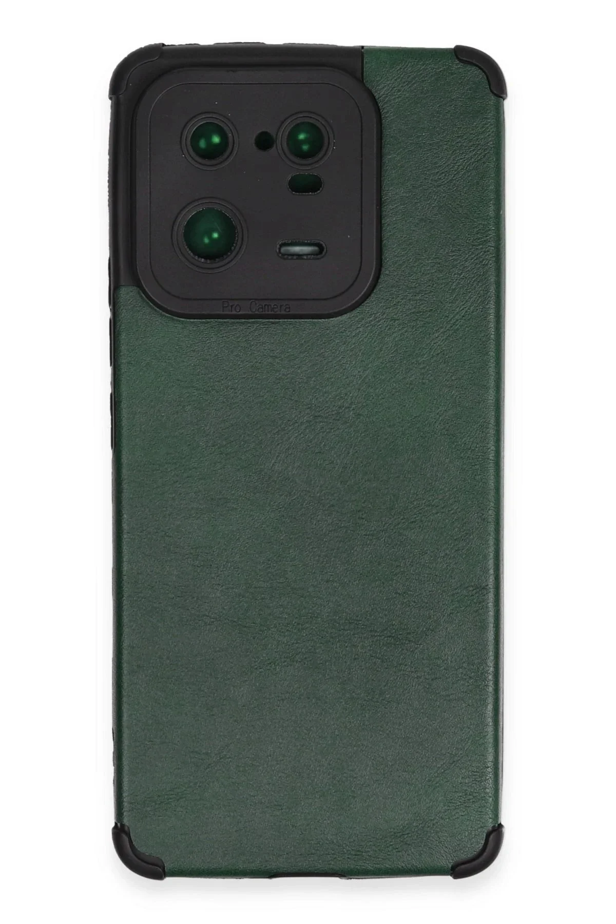 کاور و قاب MI 13 PRO COMPATIBLE CASE LOOP چرمی SILICONE GREEN LİWORA