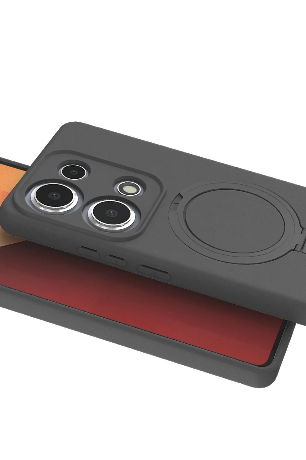 کاور و قاب روکش پایه XIAOMI REDMI NOTE 13 PRO 4G REGAL MAGSAFE TITAN GRAY TYGO6674 toyigoo