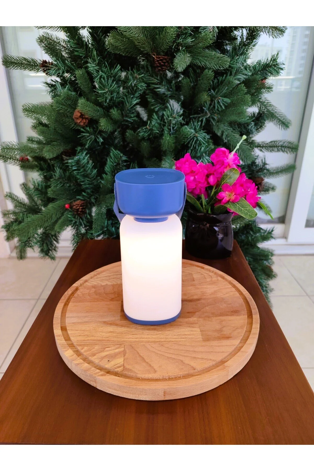 آباژور LAILA TOUCH LAMPSHADE NAVY BLUE 19X8.2 سانتی متر Madame Coco