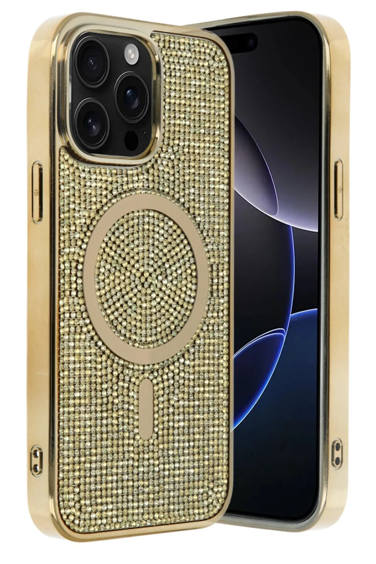 کاور و قاب APPLE IPHONE 15 PRO HELEN MAGSAFE COVER GOLD VINTESSY