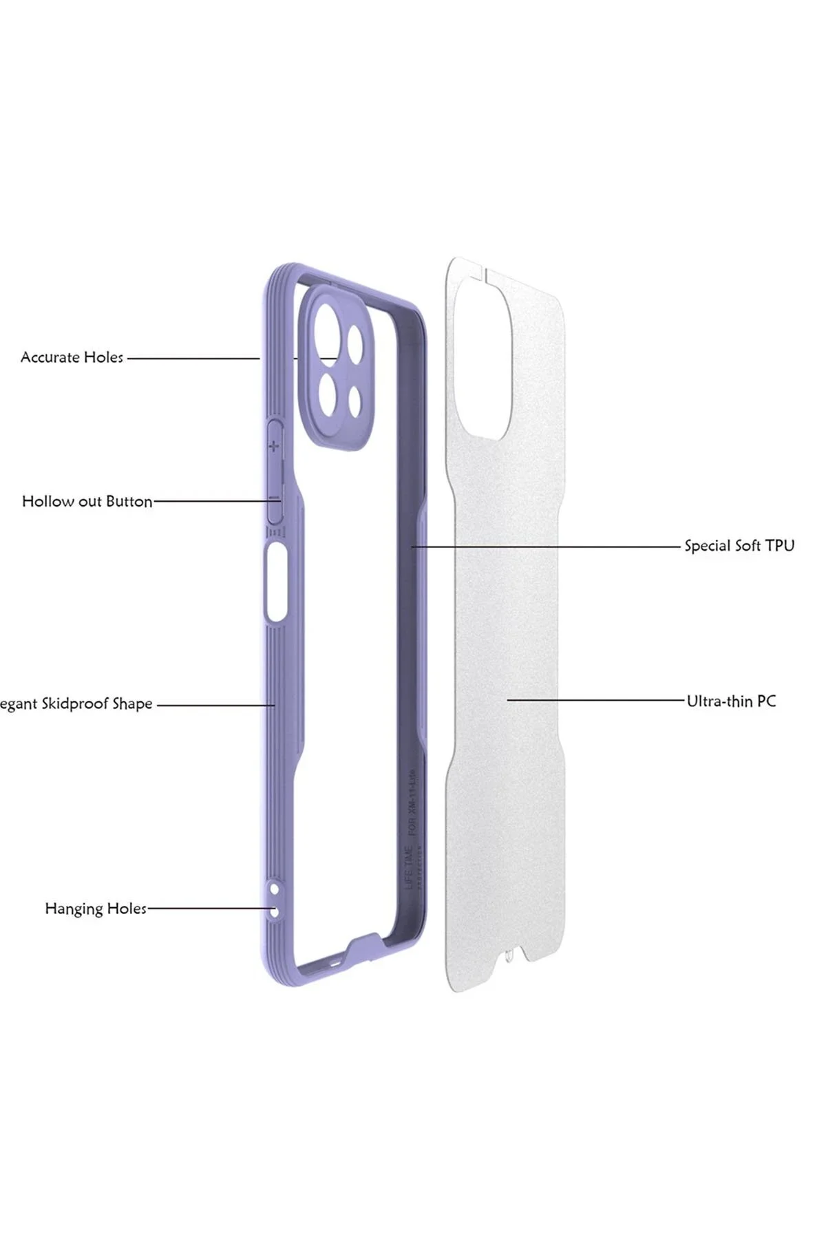 کاور و قاب XIAOMI MI 11 LITE CASE PLATINUM SILICONE RED Genel Markalar