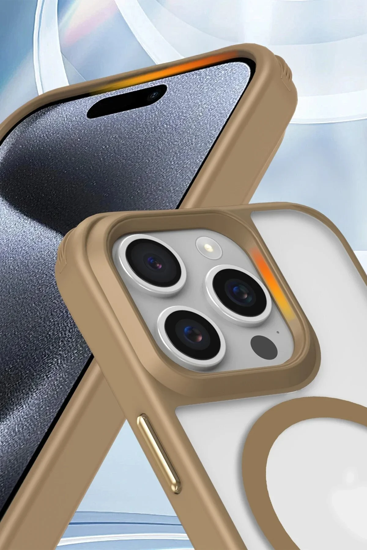 کاور و قاب سیلیکونی IPHONE 14 PRO MAX CASE ENKA MAGSAFE TITAN GREY TYGO3562 toyigoo