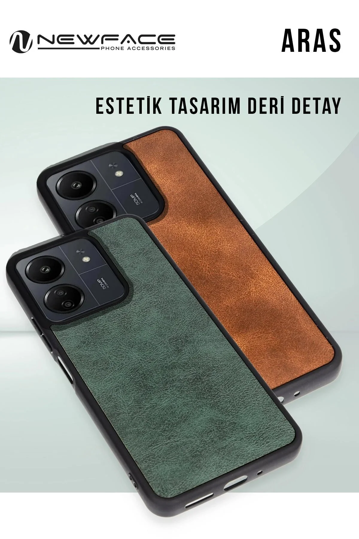 کاور و قاب XIAOMI REDMI 13 4G CASE COVER چرمی ARAS NAVY BLUE NAJMADDIN8767 Najmaddin