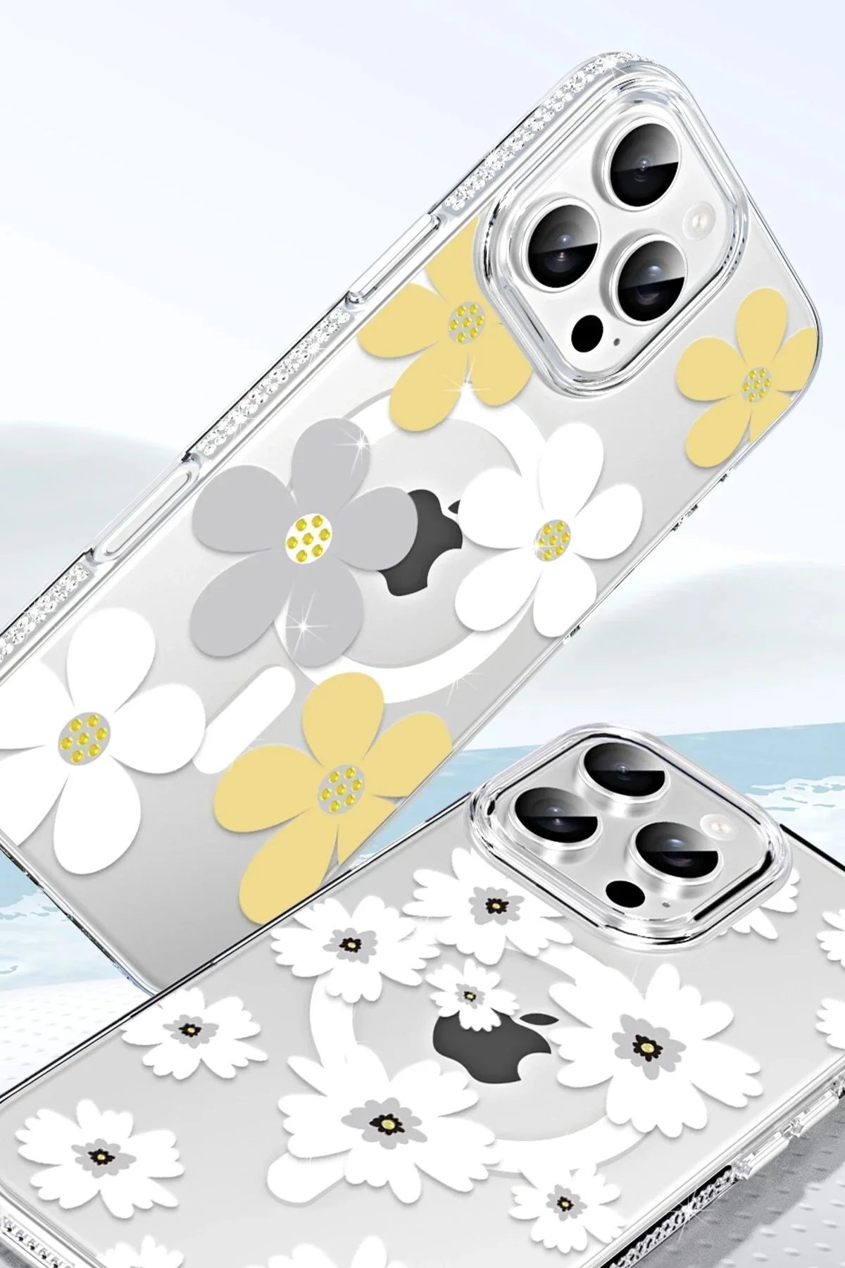 کاور و قاب APPLE IPHONE 15 PRO MAX FLORAL MAGSAFE COVER زرد Bodrum Ekipman