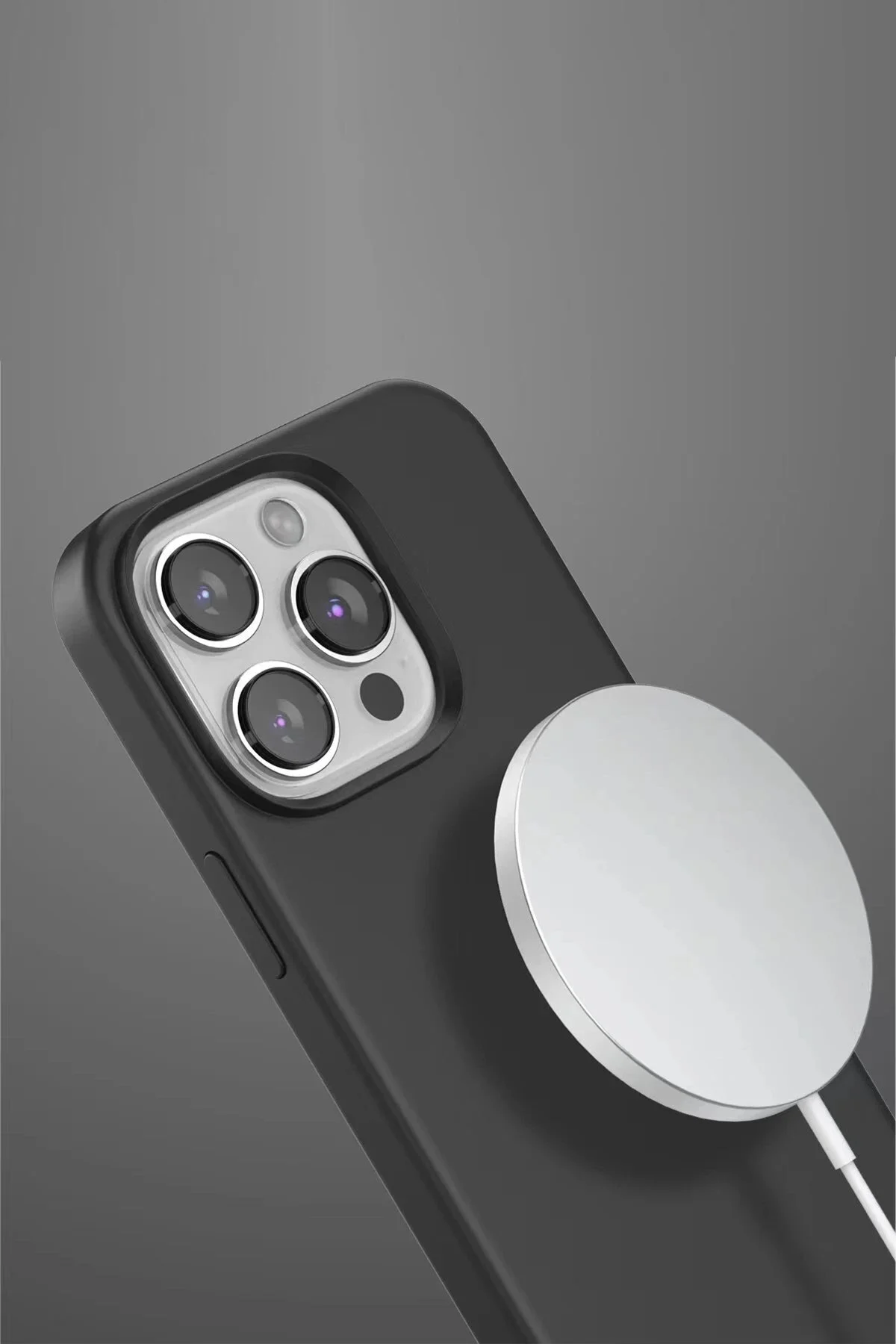 کاور و قاب مگ سیف خانگی IPHONE 15 PRO MAX مشکی VINTESSY