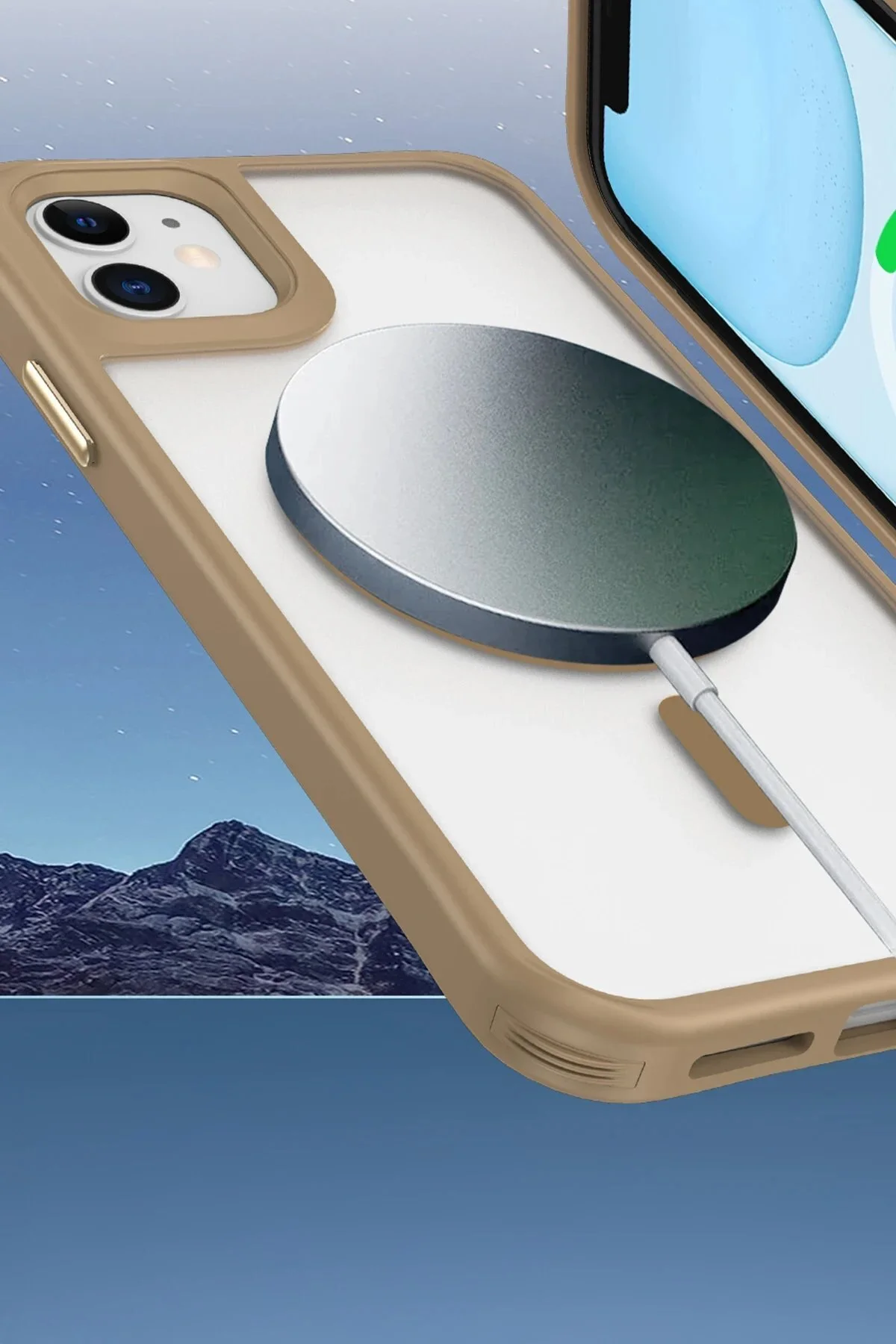 کاور و قاب آیفون 11 سیلیکونی ENKA MAGSAFE مشکی TYGO5221 toyigoo
