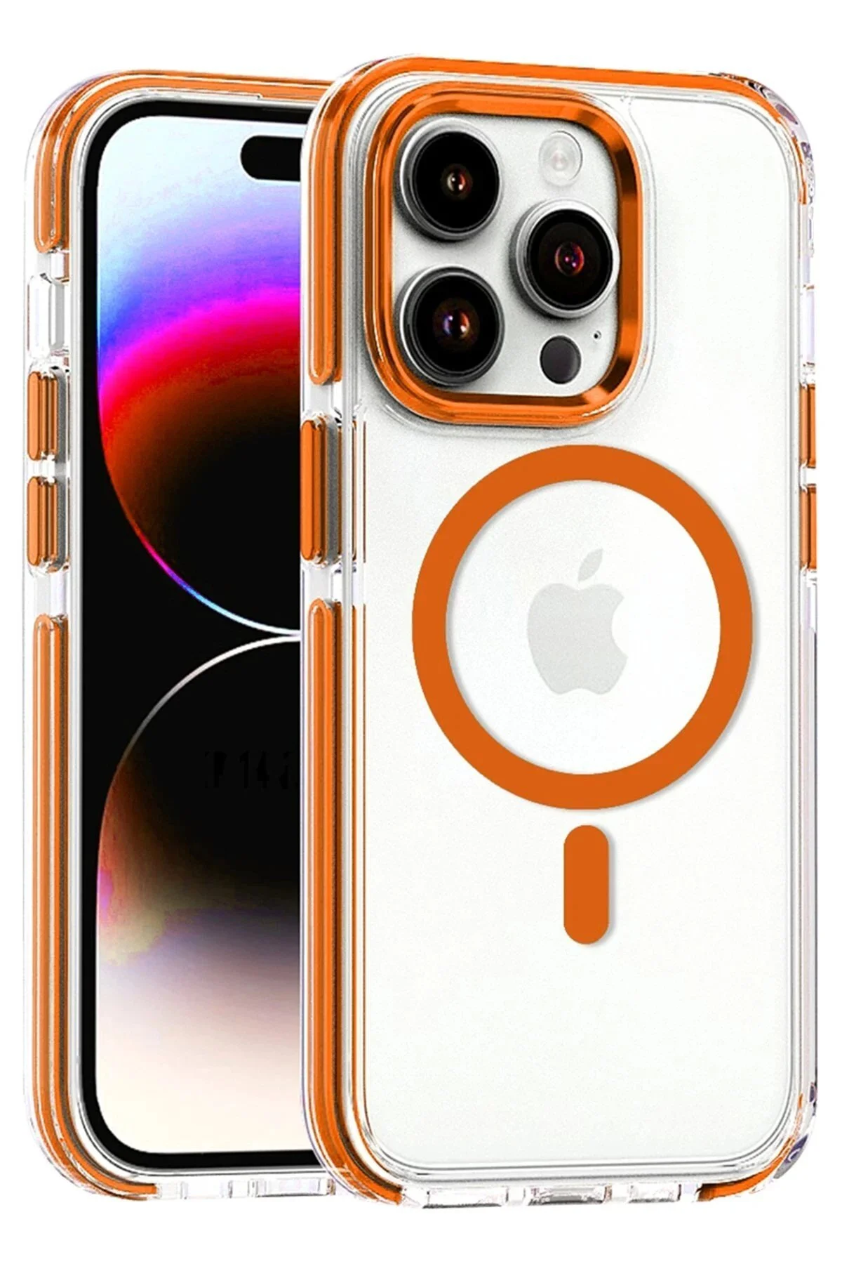 کاور و قاب IPHONE 15 PRO MAX BELLA MAGSAFE COVER ORANGE Bodrum Ekipman