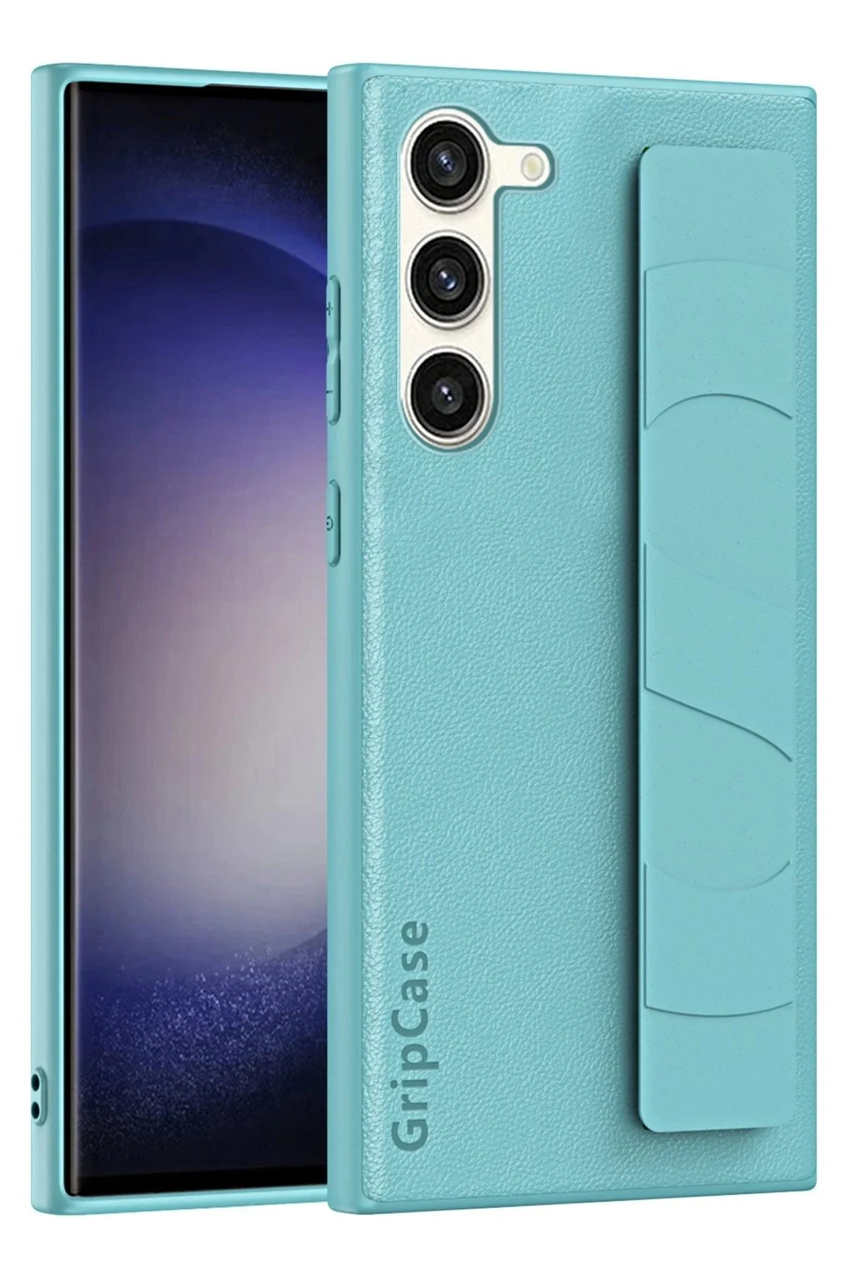 کاور و قاب پوشش داده کیس سازگار با GALAXY S24 آبی روشن VINTESSY