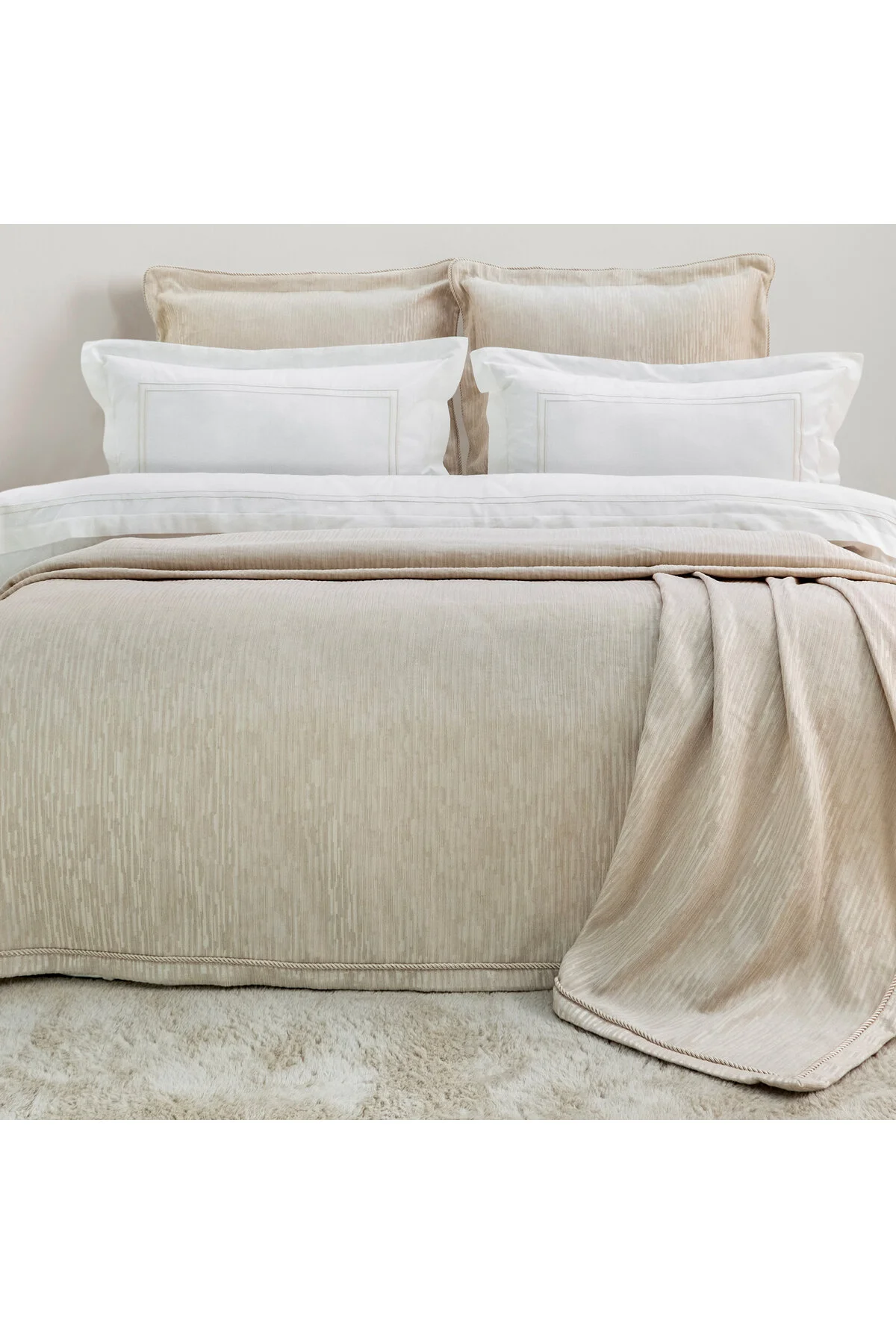 روتختی دو نفره صفحه اصلی PAVIA COVER DUVET 7 PIECE BEJ Schafer