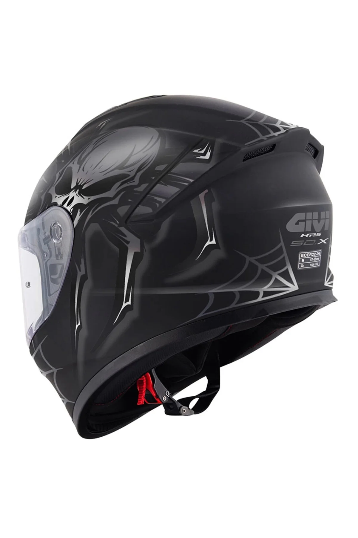 کلاه کاسکت موتورسیکلت ایمنی 50.X ARASHNO MATTE BLACK GRI Givi