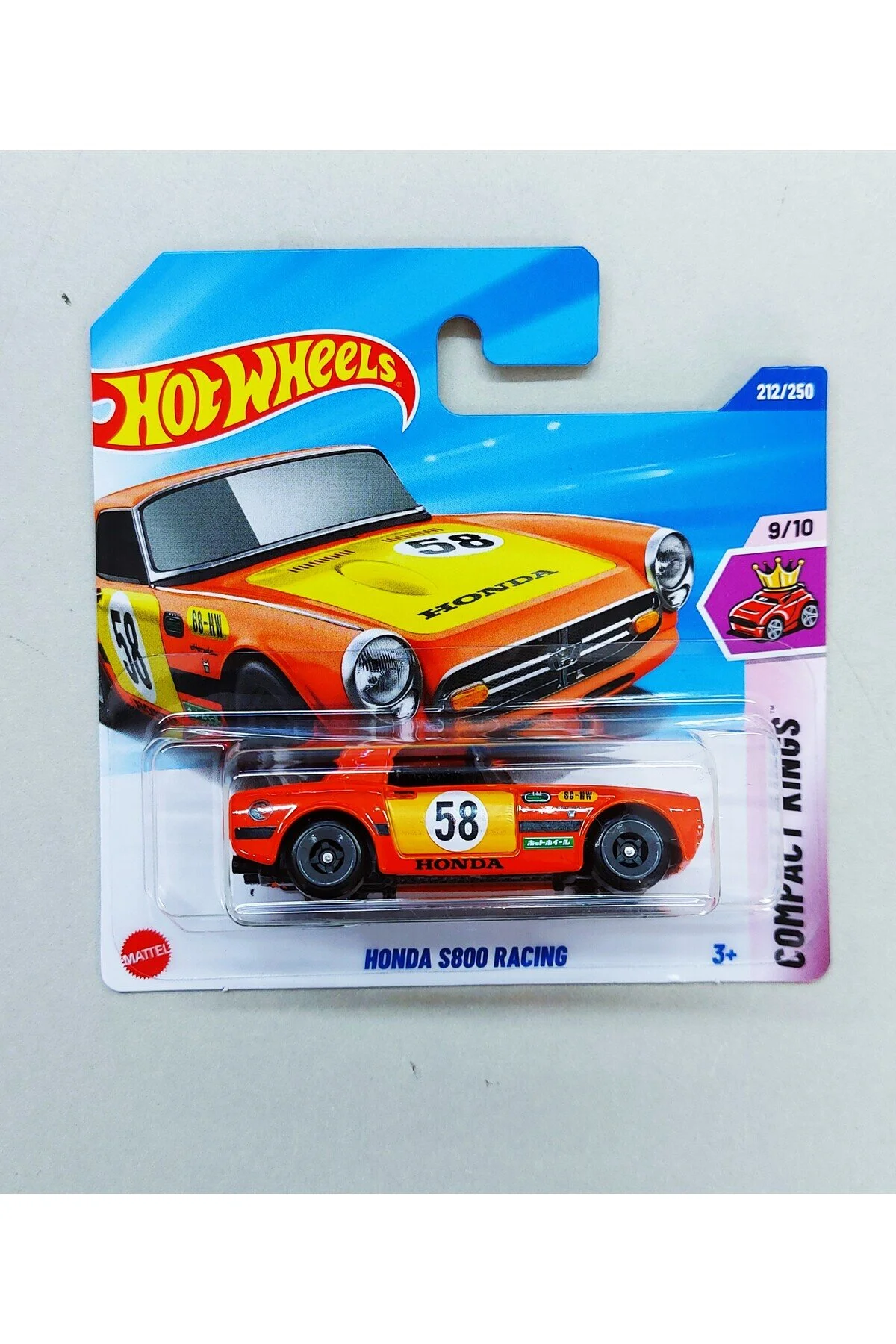 ماشین اسباب بازی HONDA S800 RACING TH TREASURE HUNT مدل 2025 از ترکیه HOT WHEELS