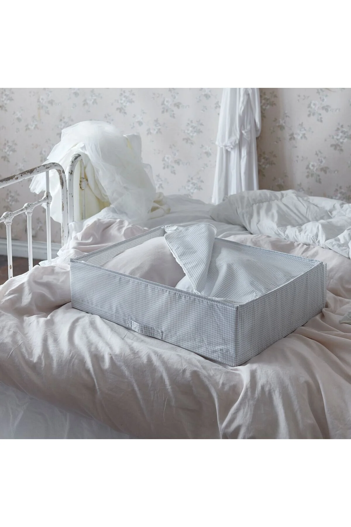 کیسه لباس (هورچ) خاکستری هورچ جعبه ویرایش اندازه گیری سانتی متر سفید IKEA
