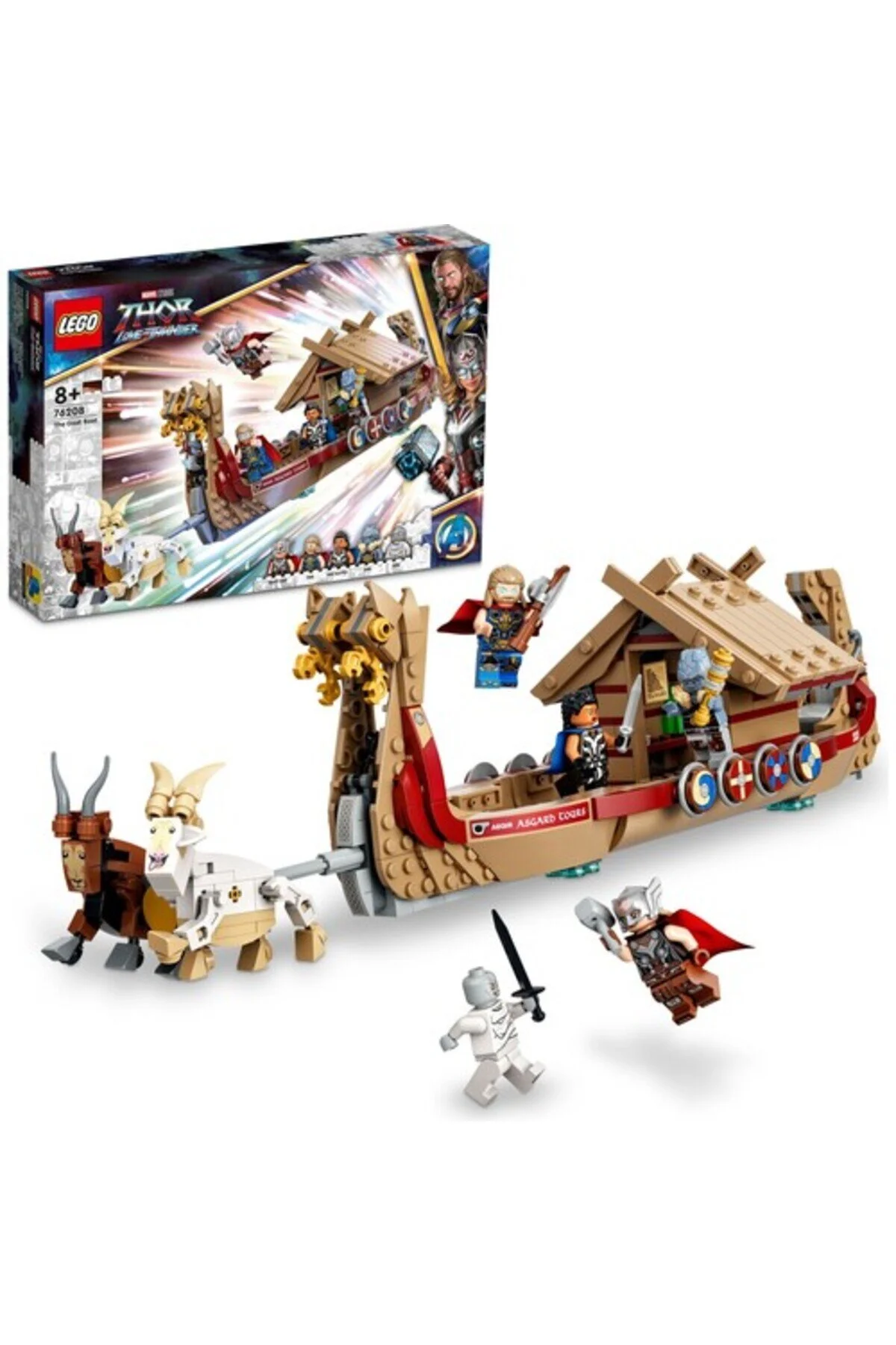 لگو و اسباب بازی های ساخت محور BOAT GOAT 76208 5 مجموعه جمع آوری شده برای 8 سال بالاتر 564 قطعه LEGO